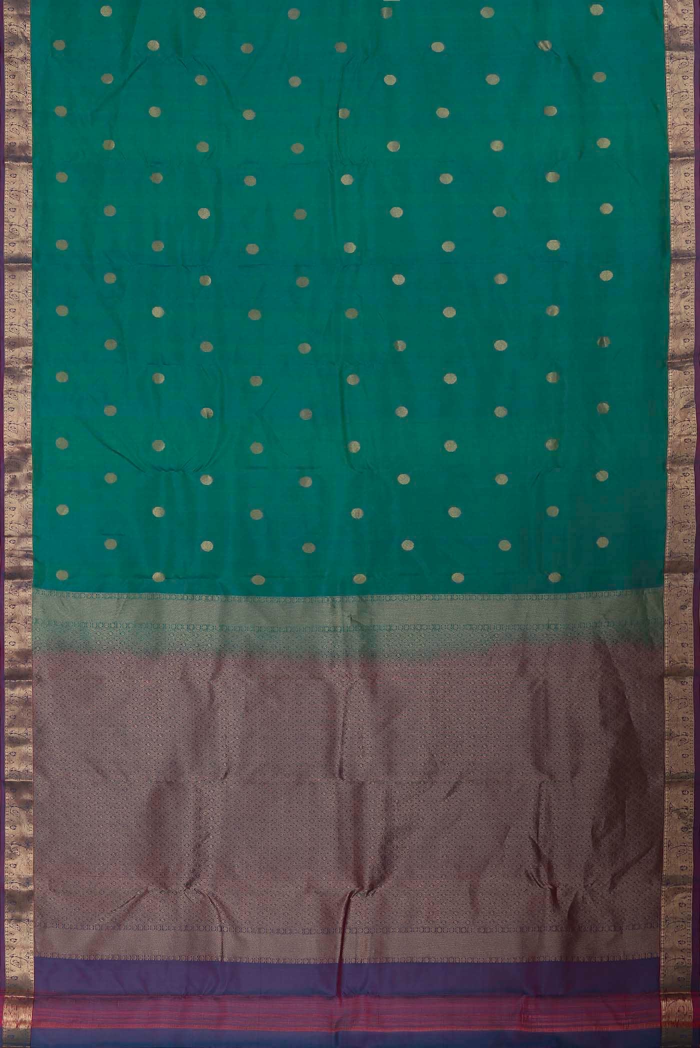 Blue Kanchipuram Silk Saree