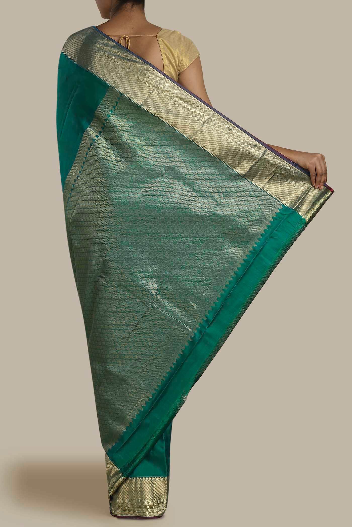 Green Kanchipuram Silk Saree