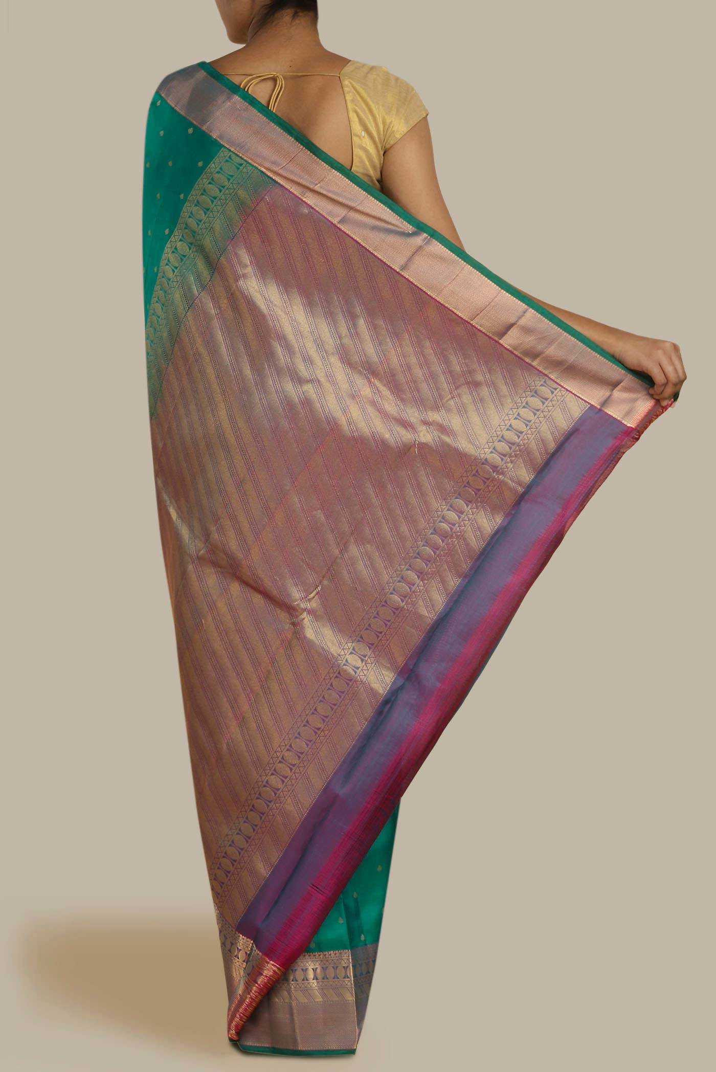 Green Kanchipuram Silk Saree