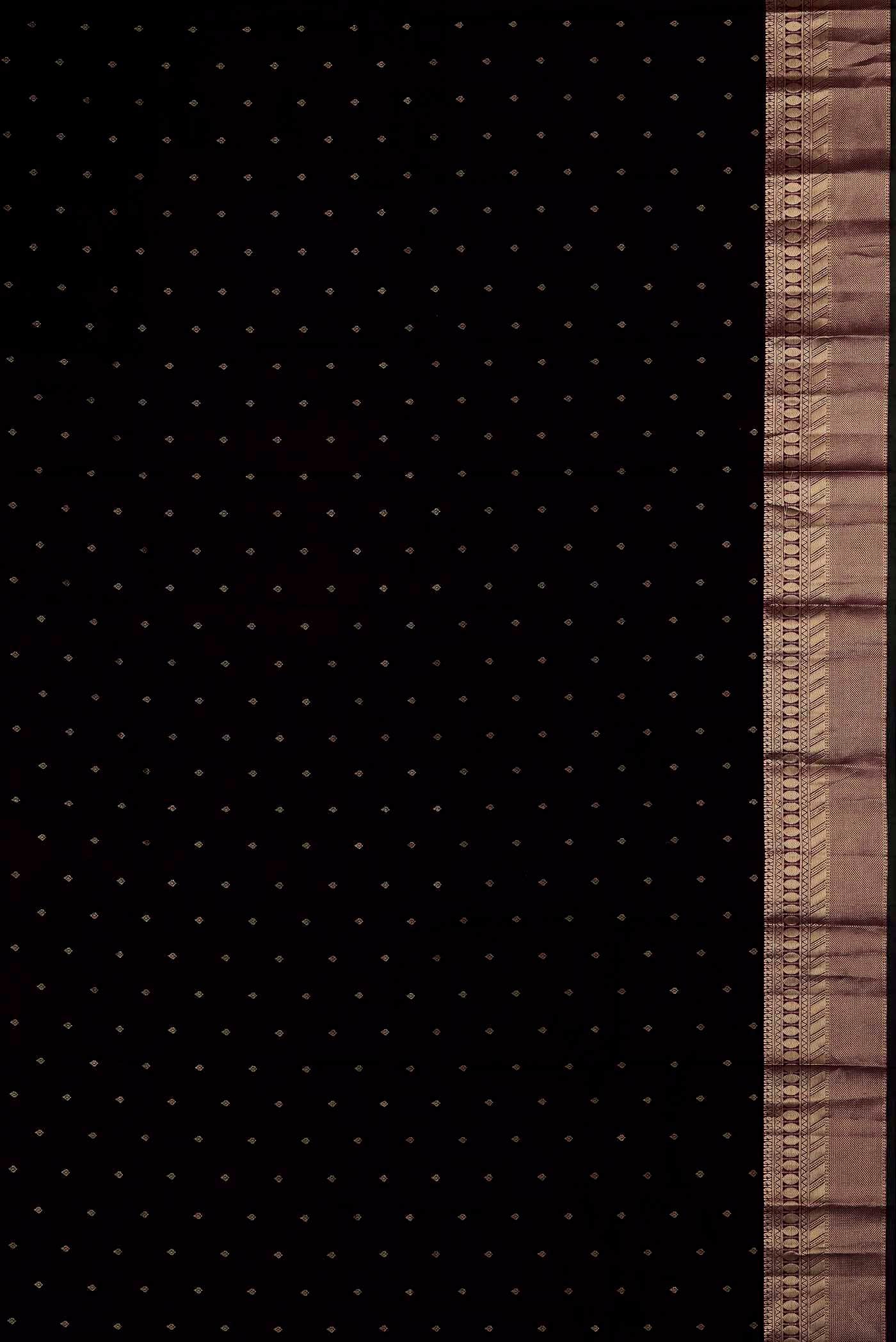 Black Kanchipuram Silk Saree