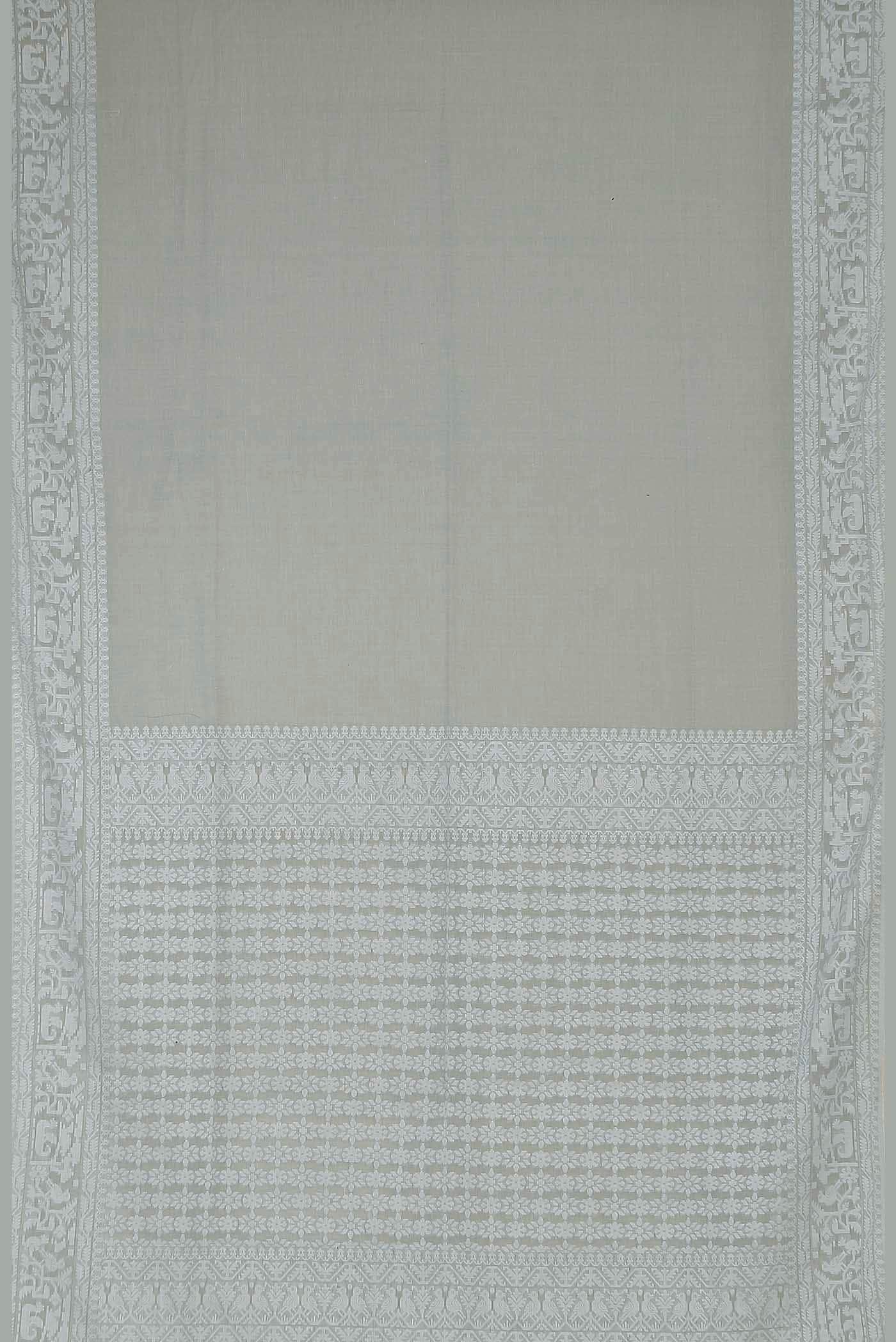 Blue Bengal Cotton Saree