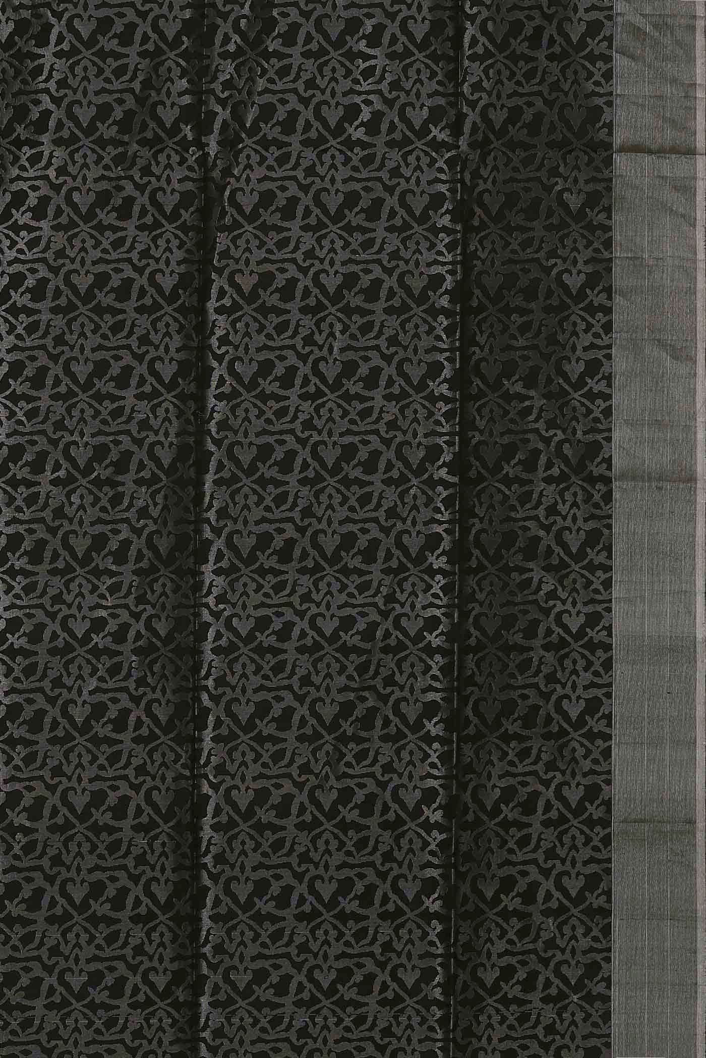 Black Soft Silk Saree