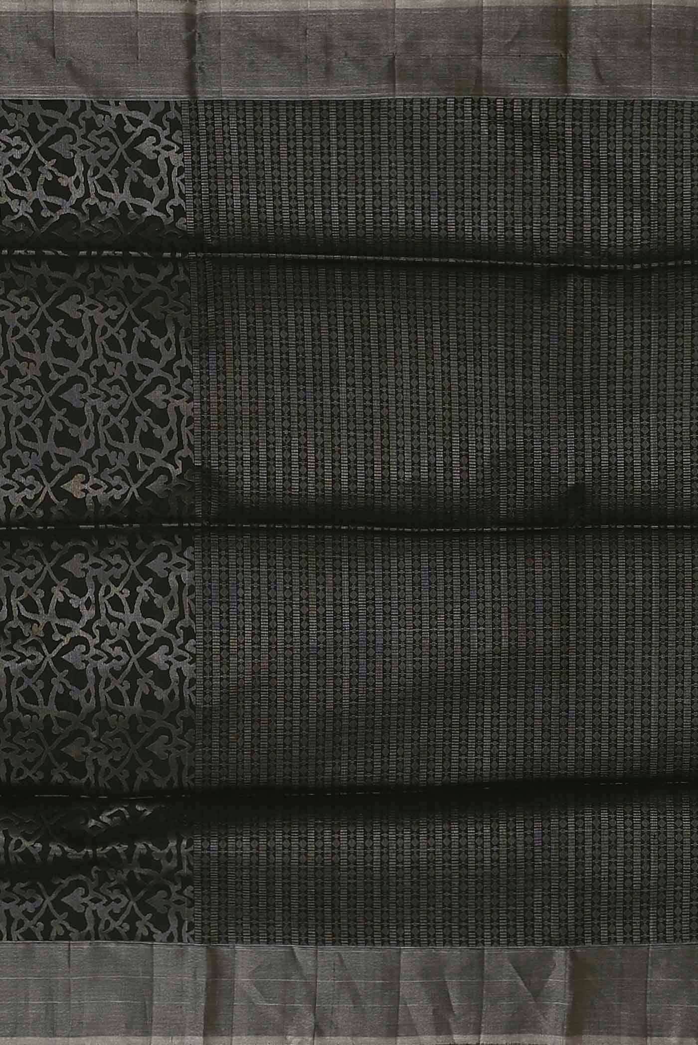 Black Soft Silk Saree