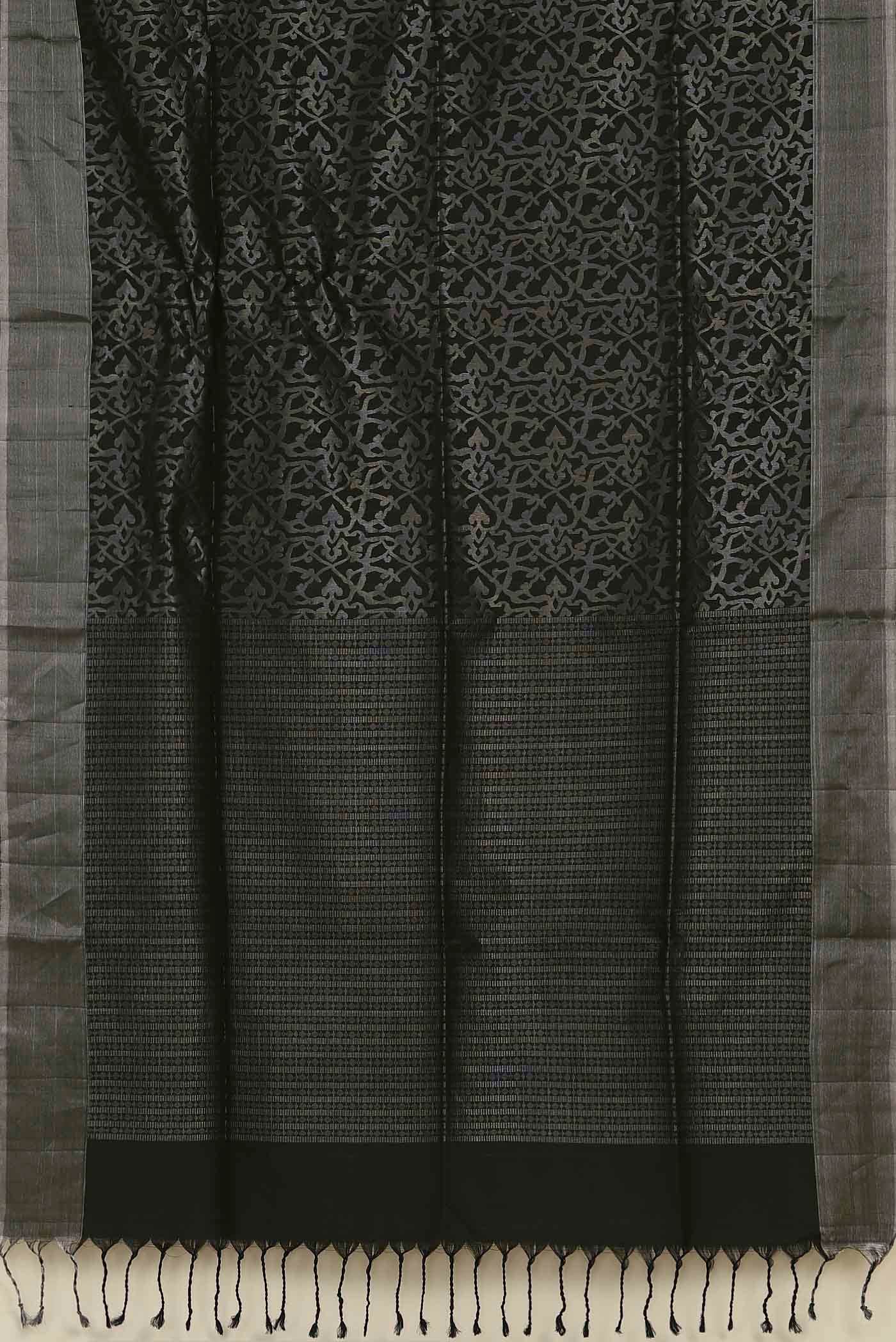 Black Soft Silk Saree