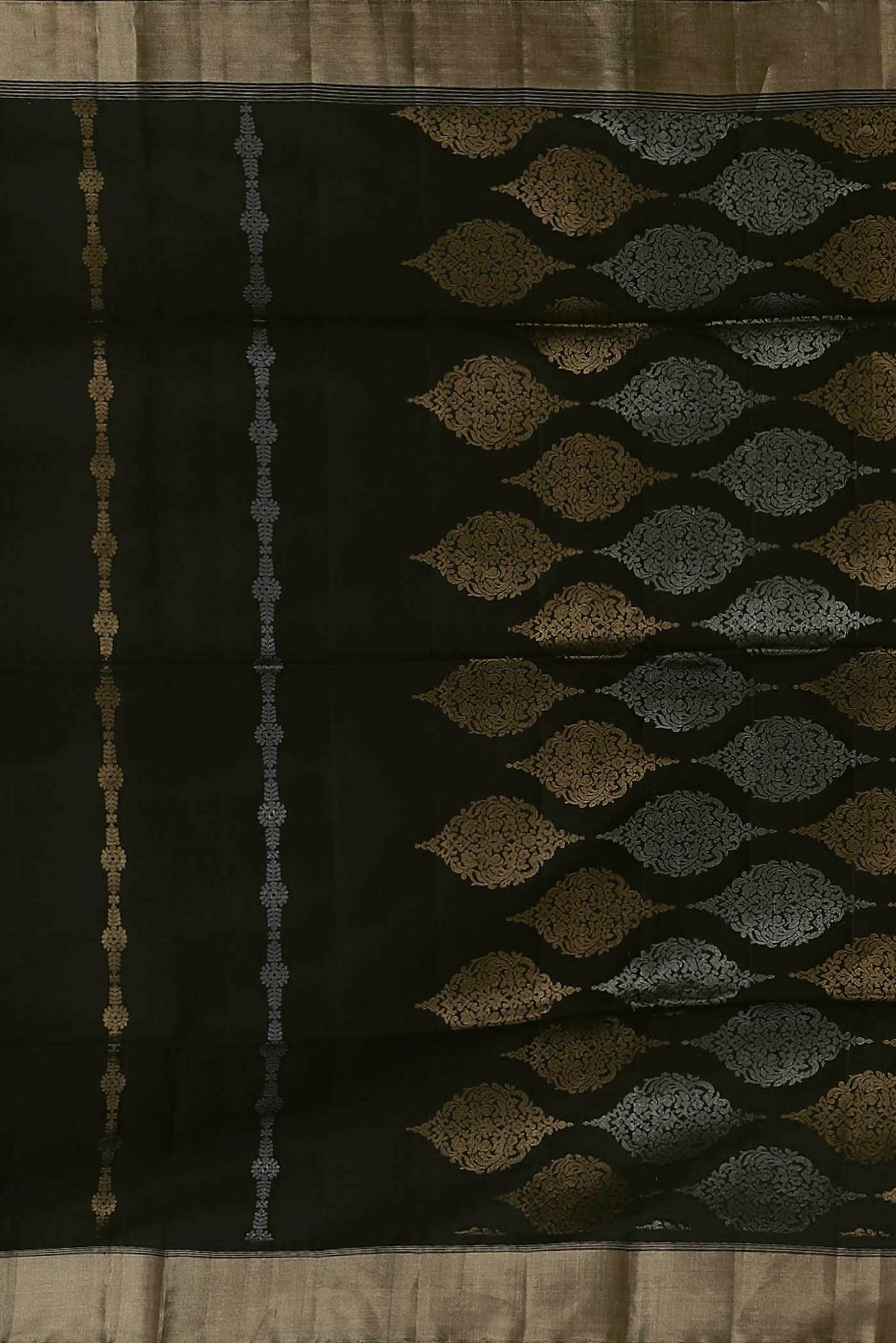 Black Soft Silk Saree