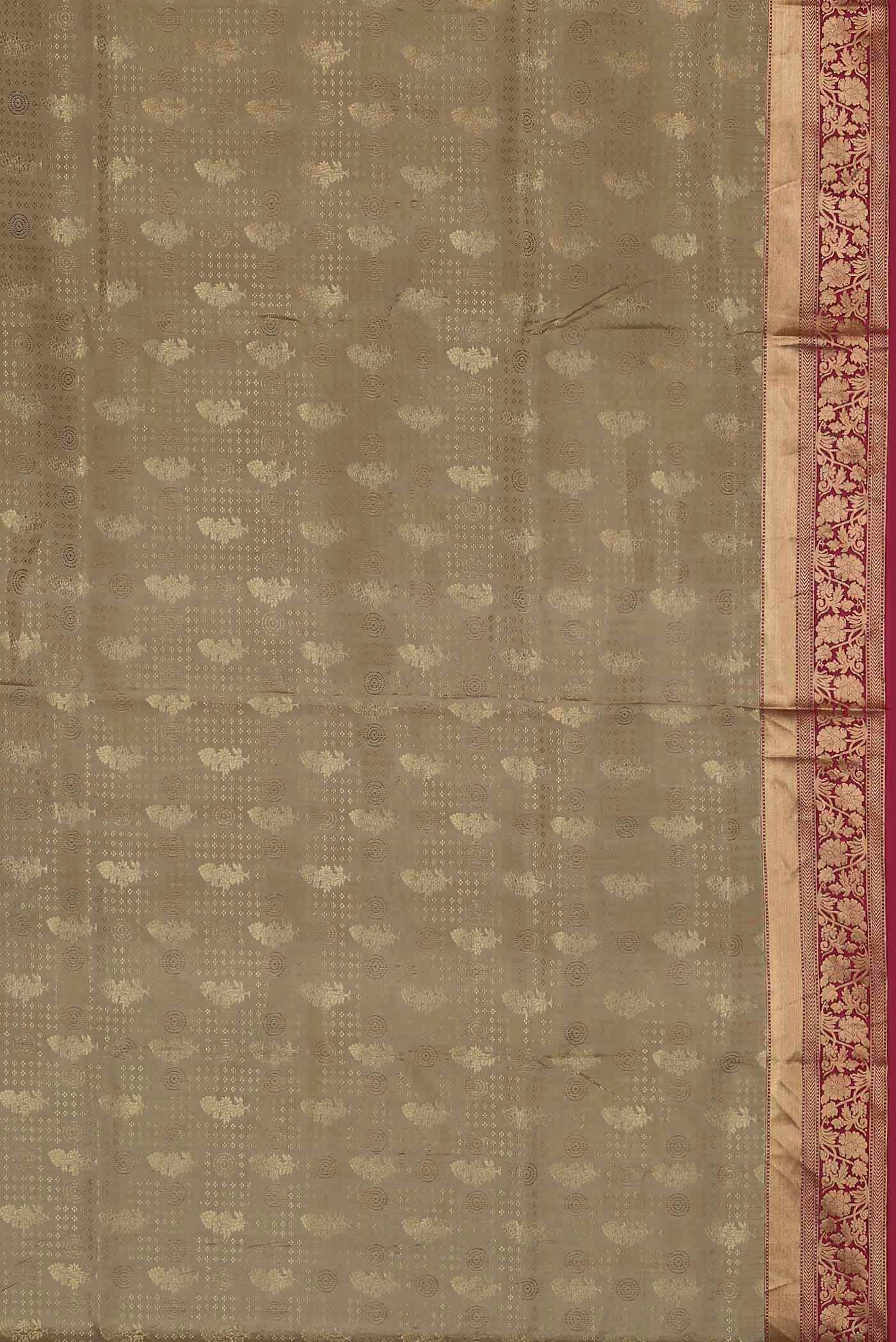 Beige Soft Silk Saree