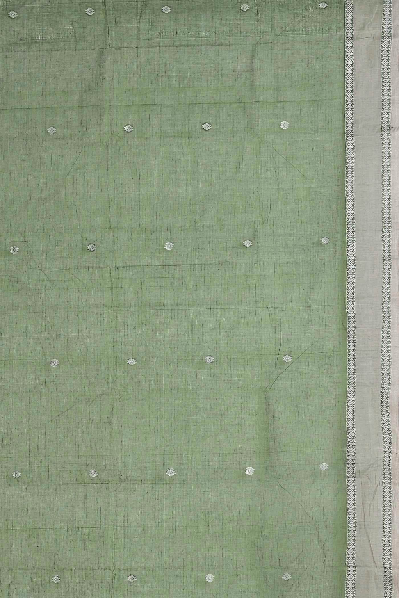 Green Bengal Cotton Saree