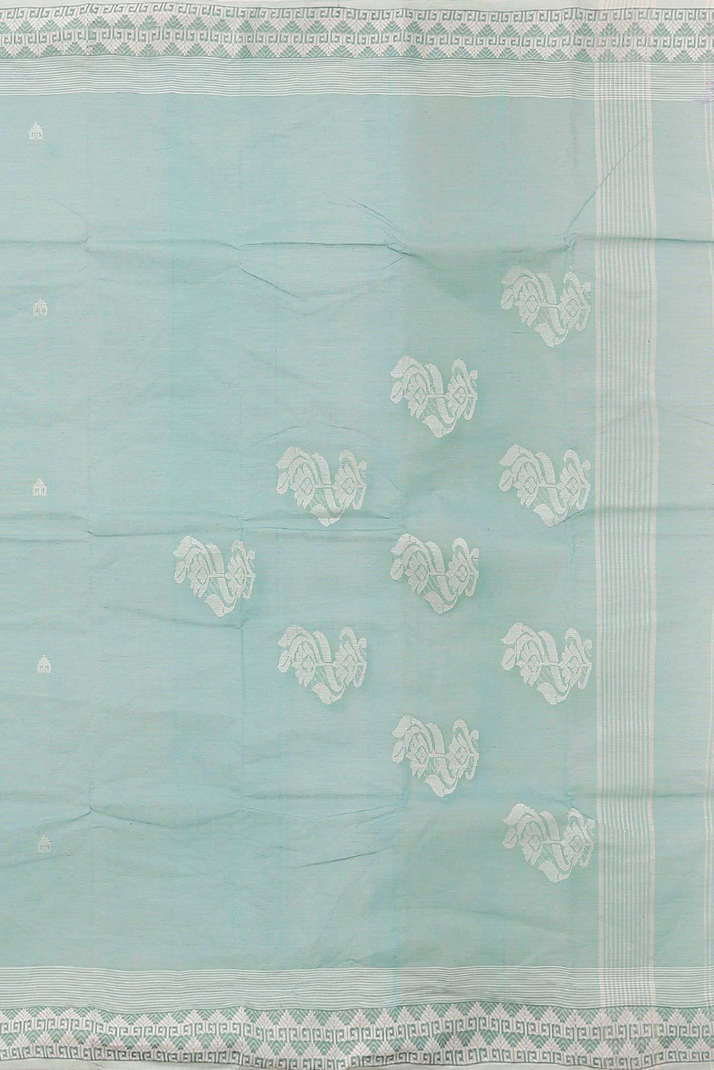 Green Bengal Cotton Saree