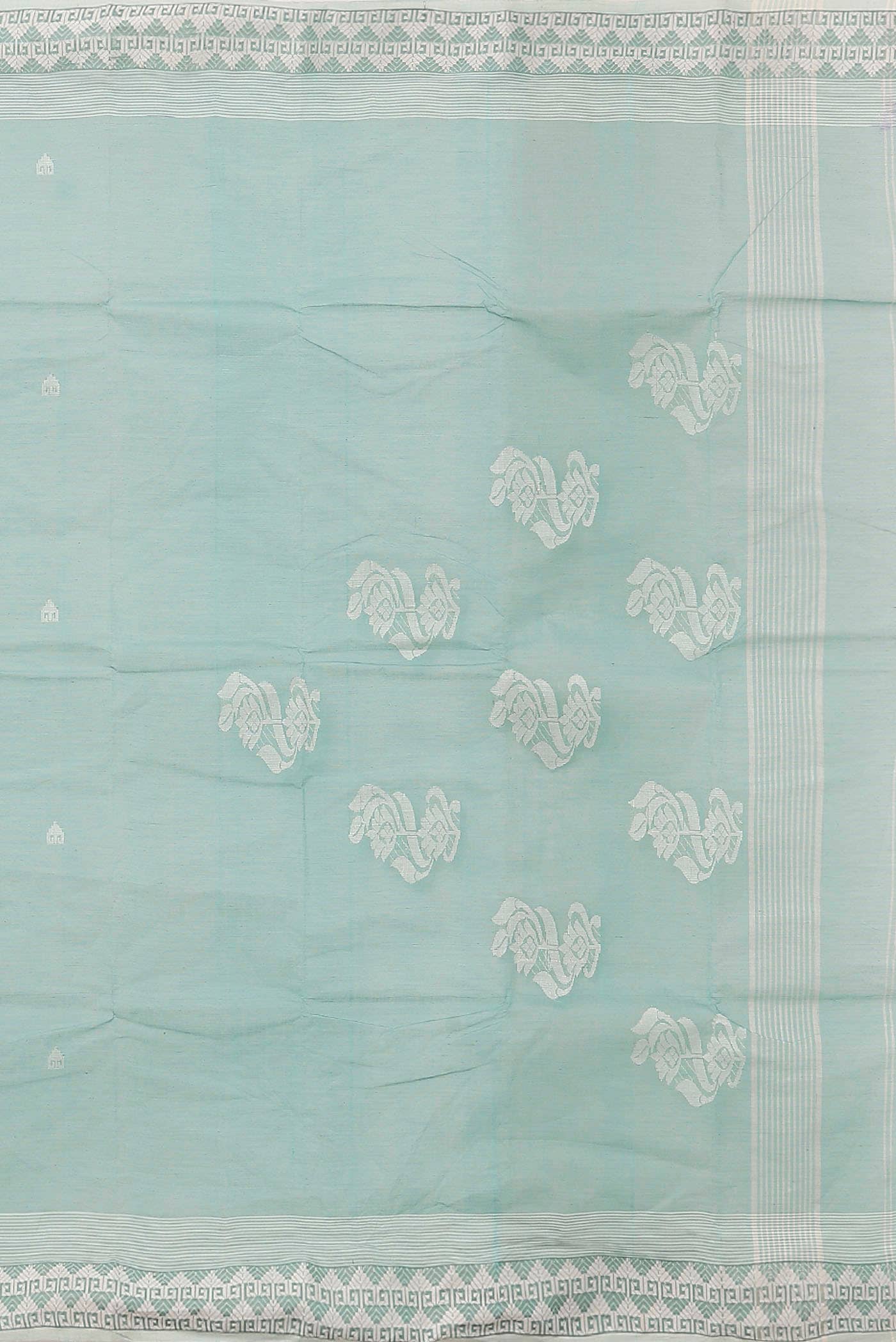 Green Bengal Cotton Saree