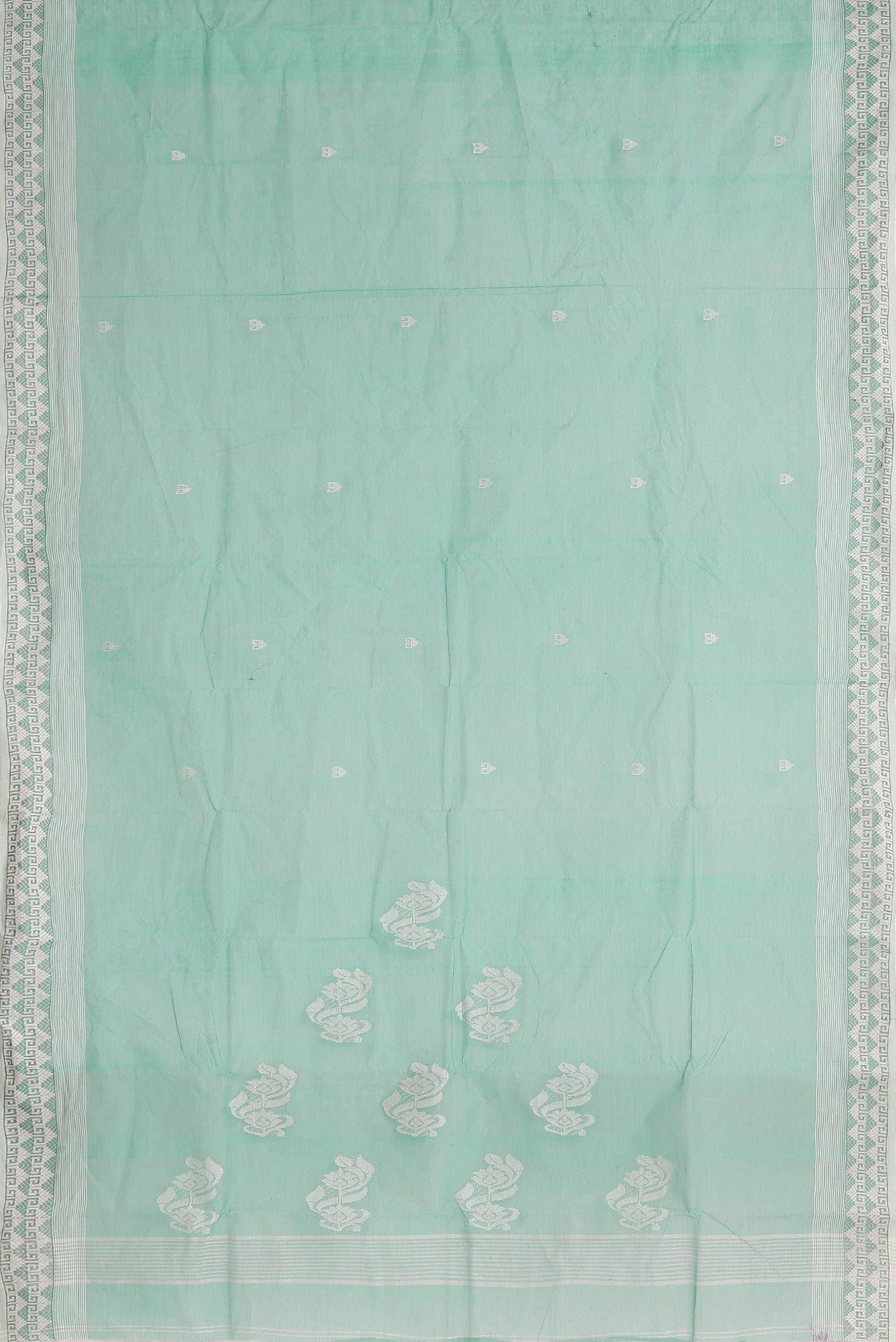 Green Bengal Cotton Saree