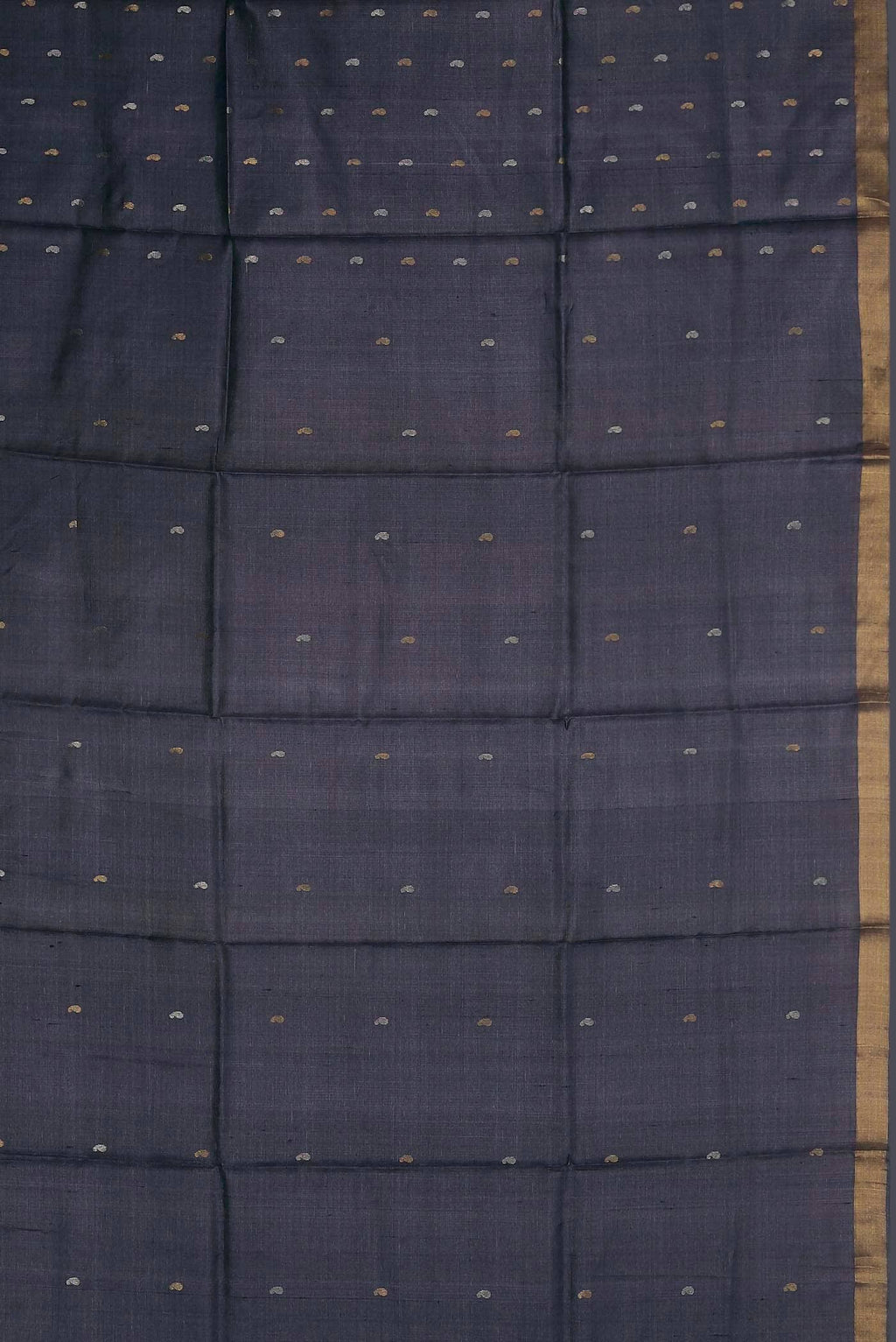 Blue Bhagalpuri Tussar Silk Saree