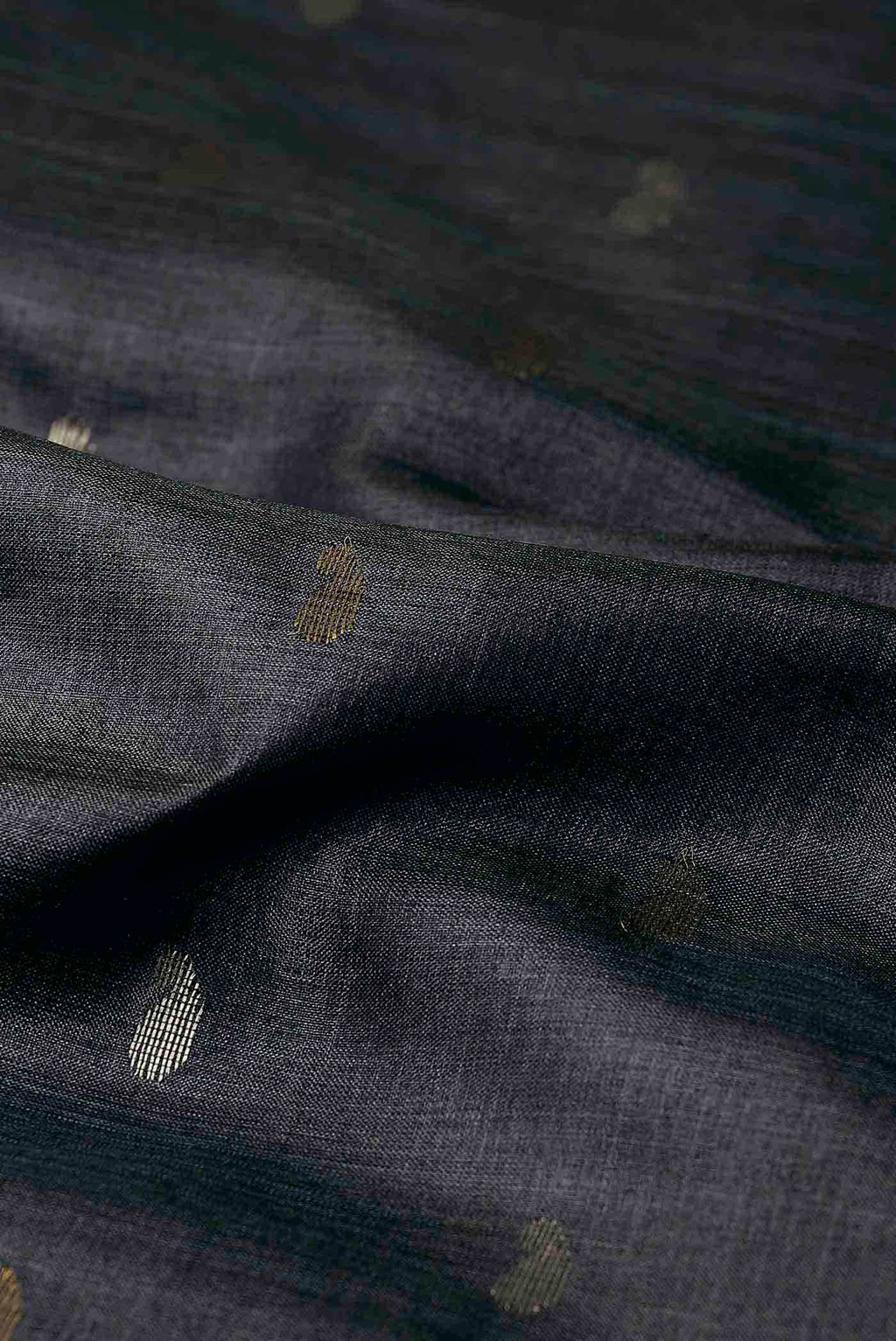 Blue Bhagalpuri Tussar Silk Saree