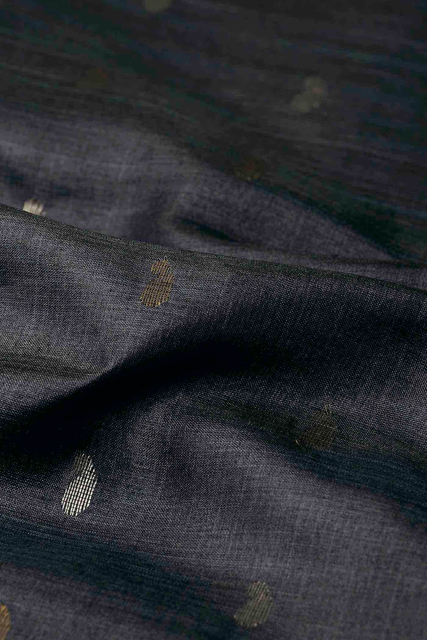 Blue Bhagalpuri Tussar Silk Saree