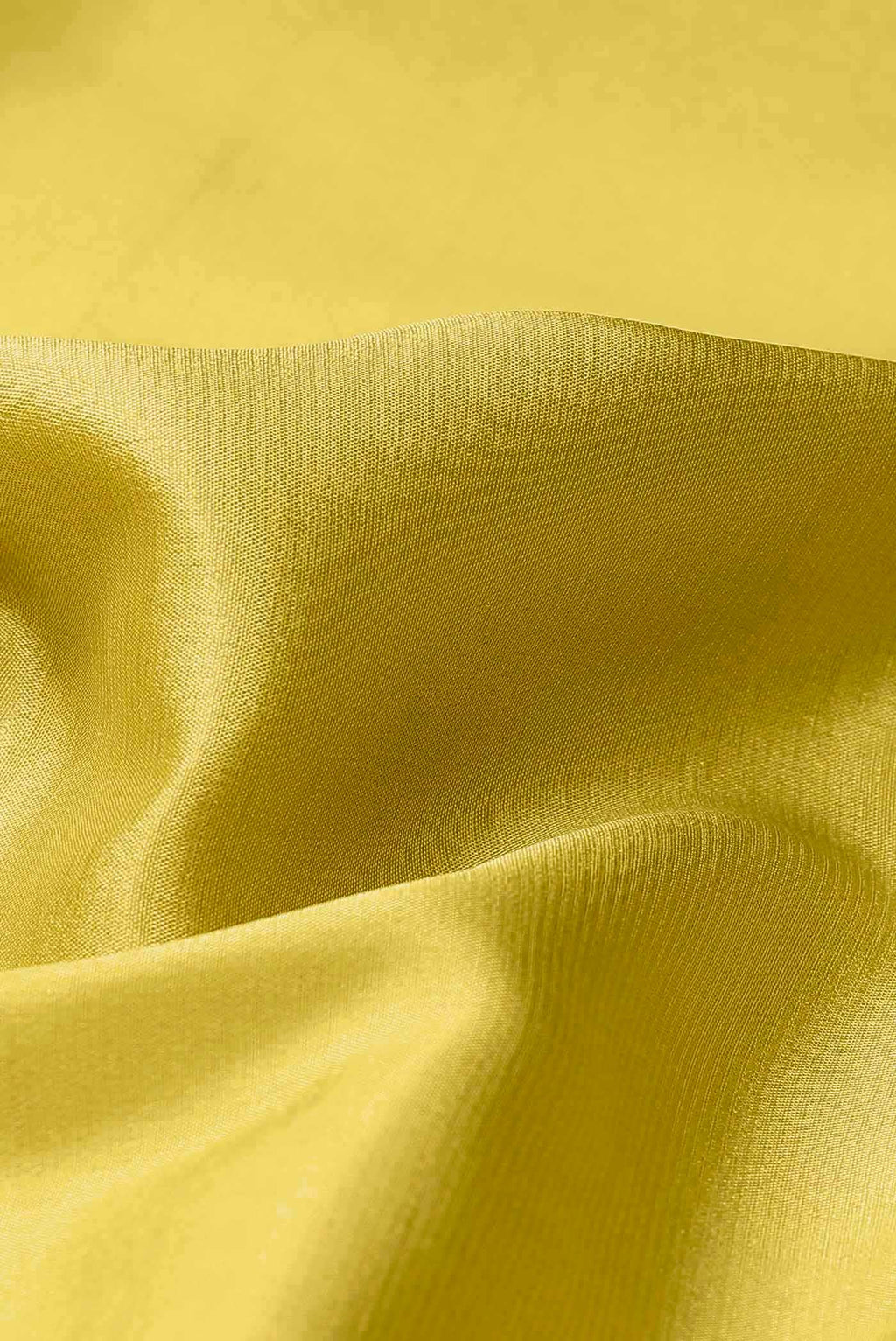 Yellow Mysore Crepe Saree