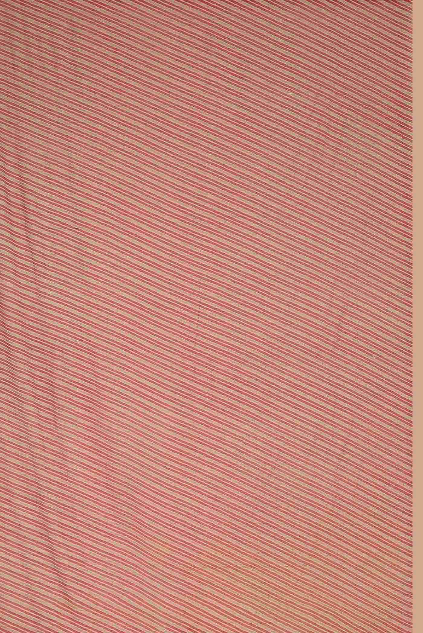 Beige Mysore Crepe Saree