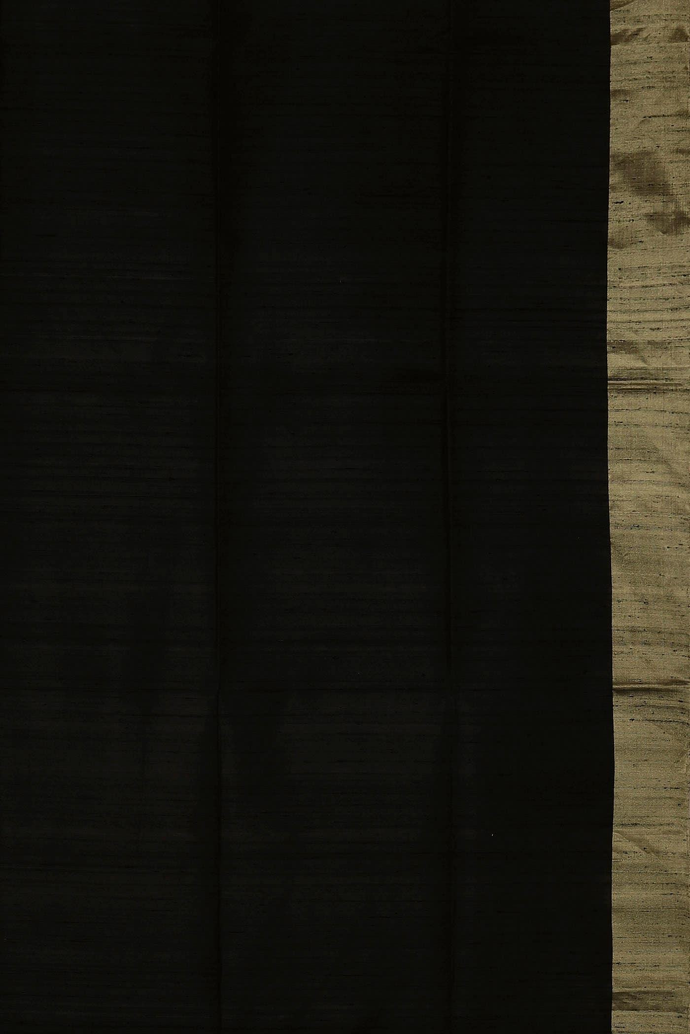 Black Raw Silk Saree