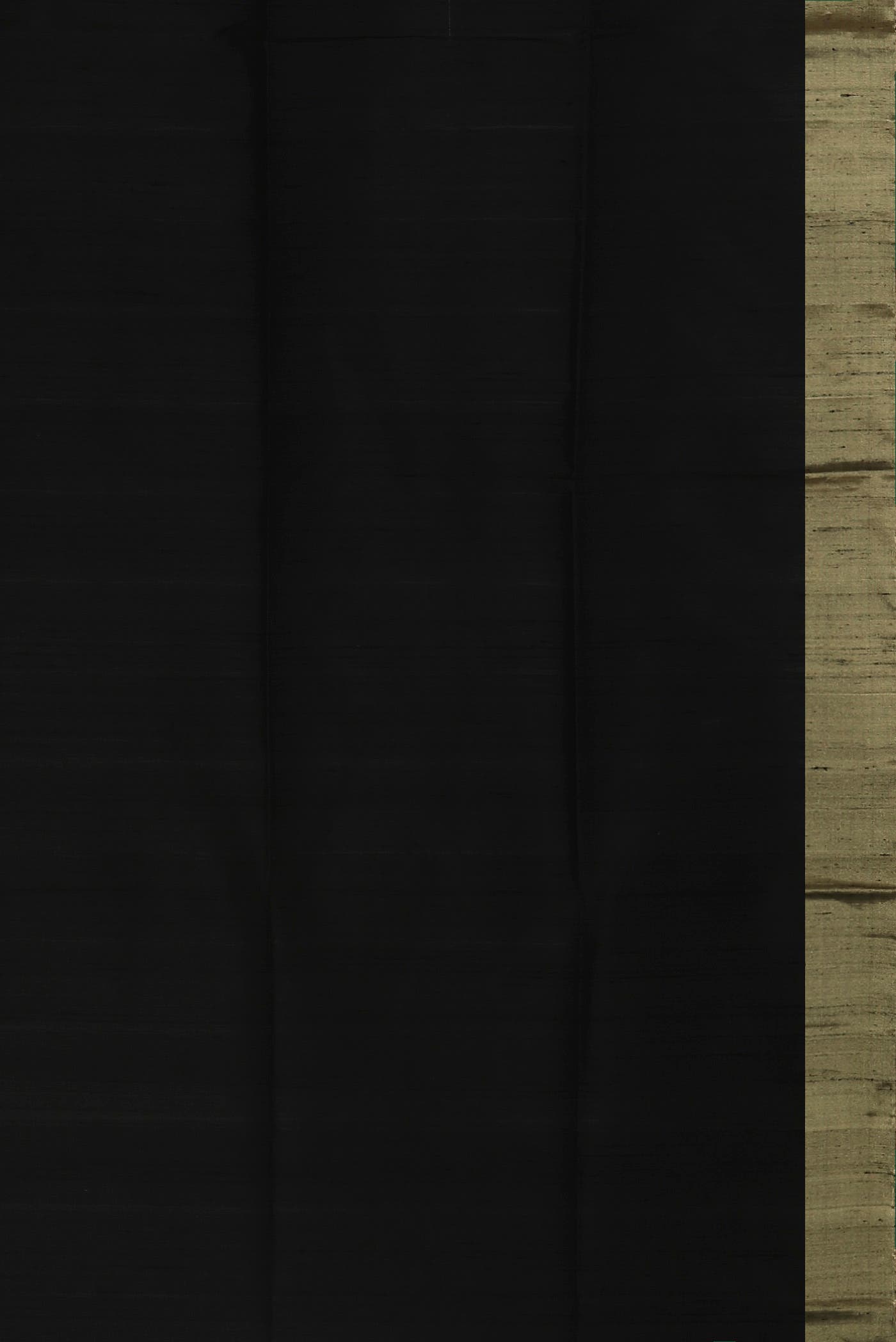 Black Raw Silk Saree