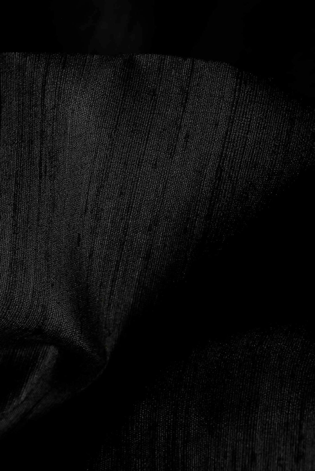 Black Raw Silk Saree