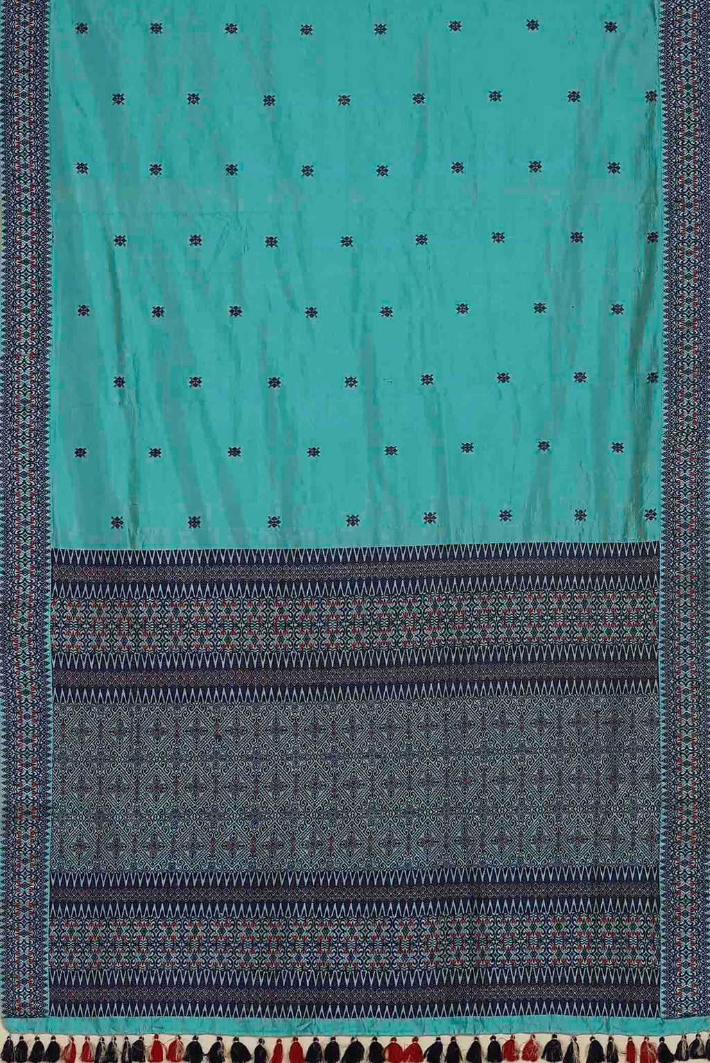 Blue Assam Silk Saree