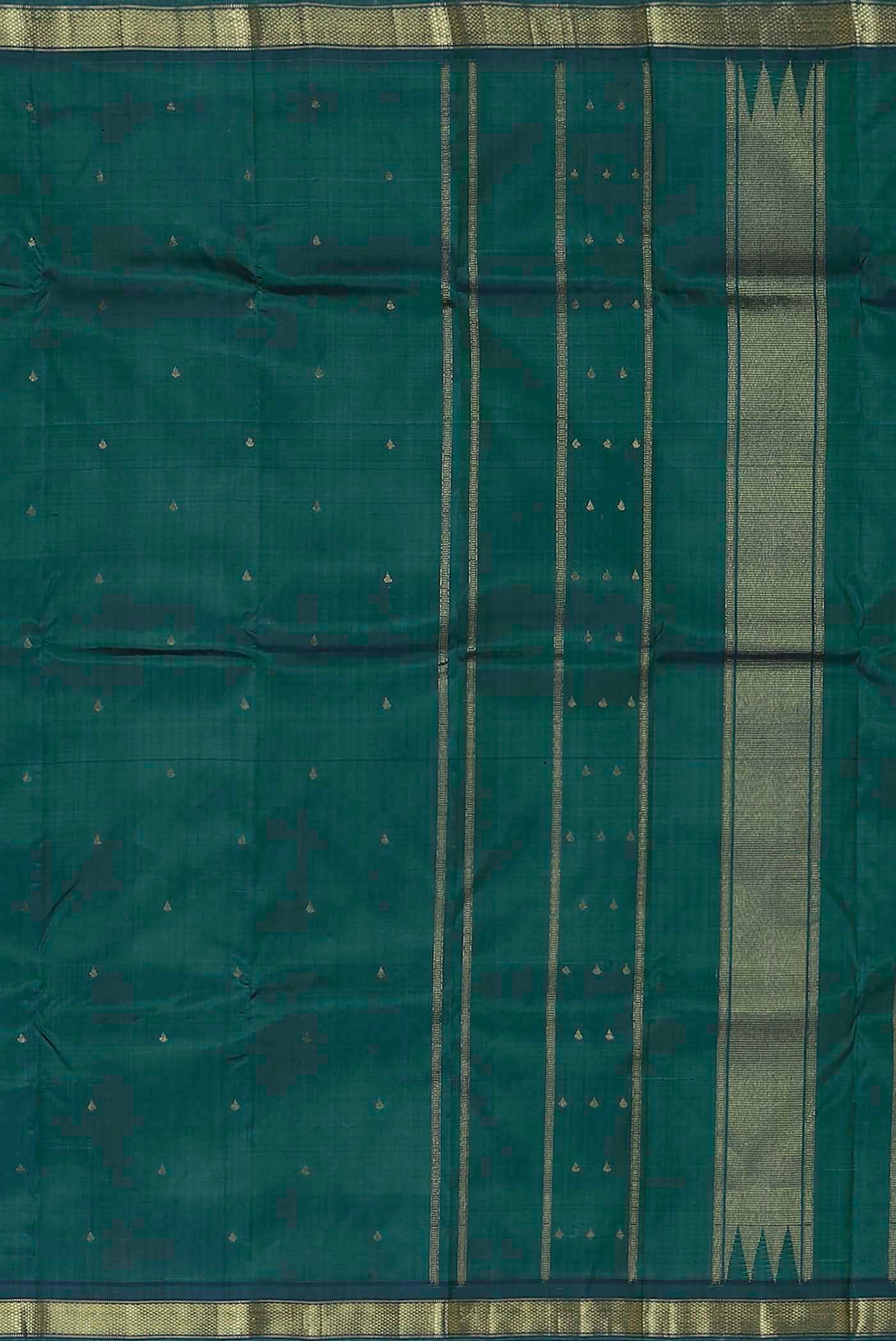 Blue Kanchipuram Silk Saree