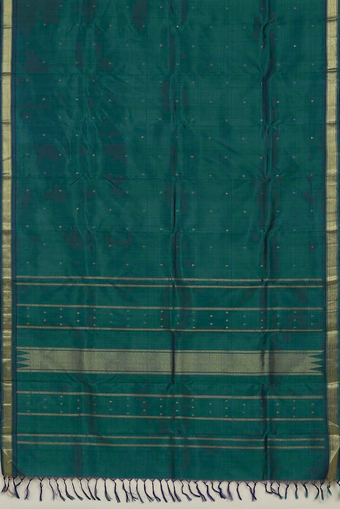 Blue Kanchipuram Silk Saree
