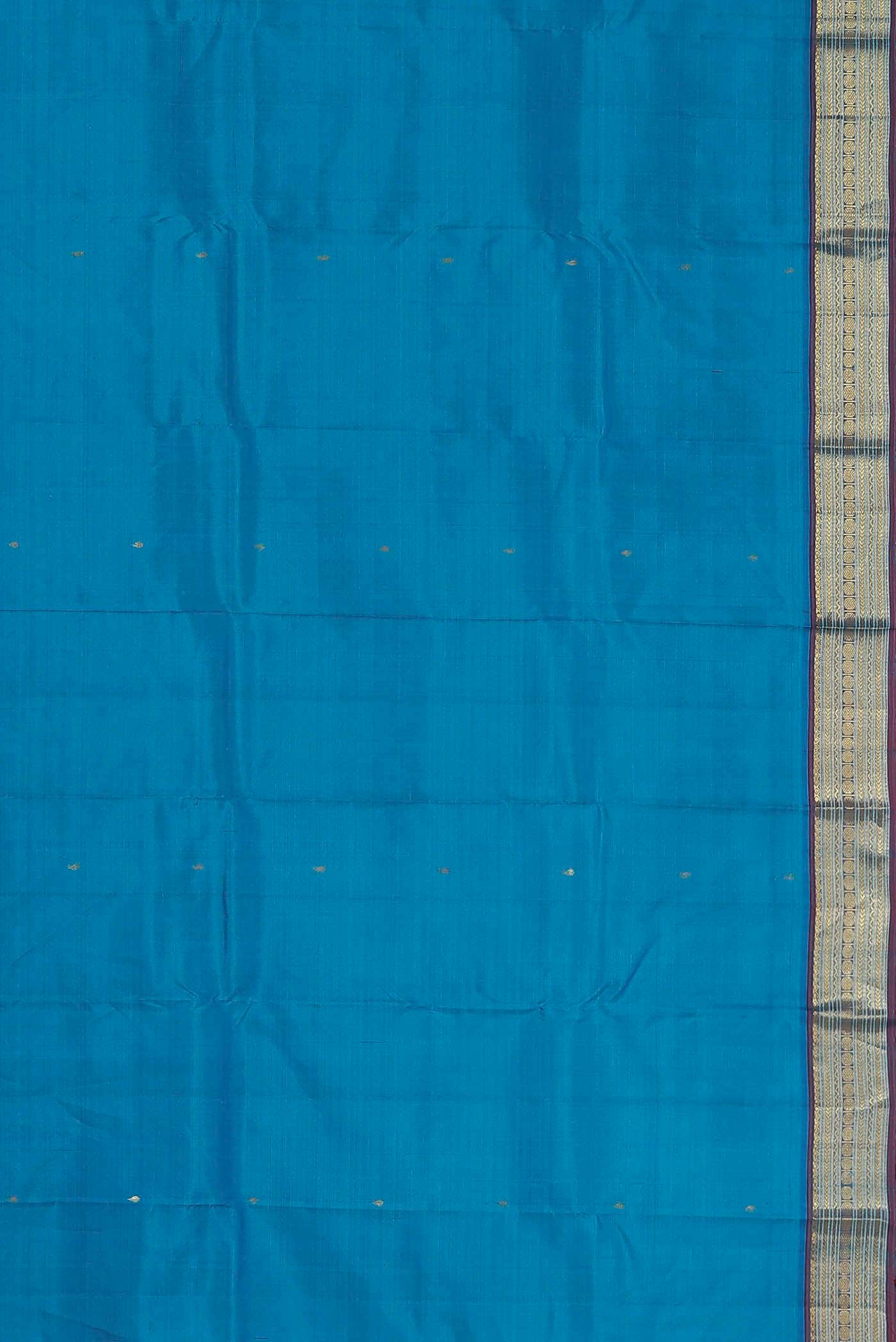 Blue Kanchipuram Silk Saree