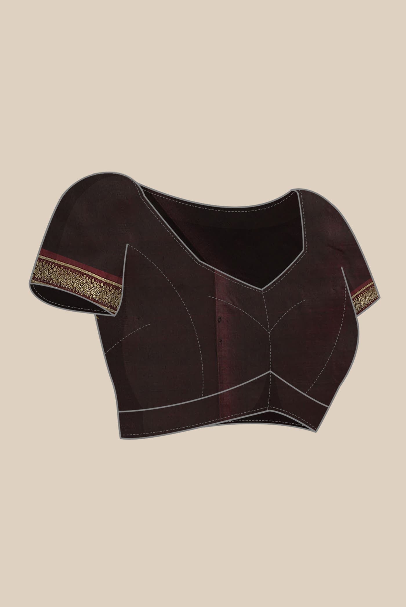 Black Kanchipuram Silk Saree