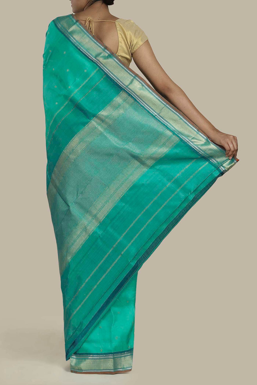 Green Kanchipuram Silk Saree