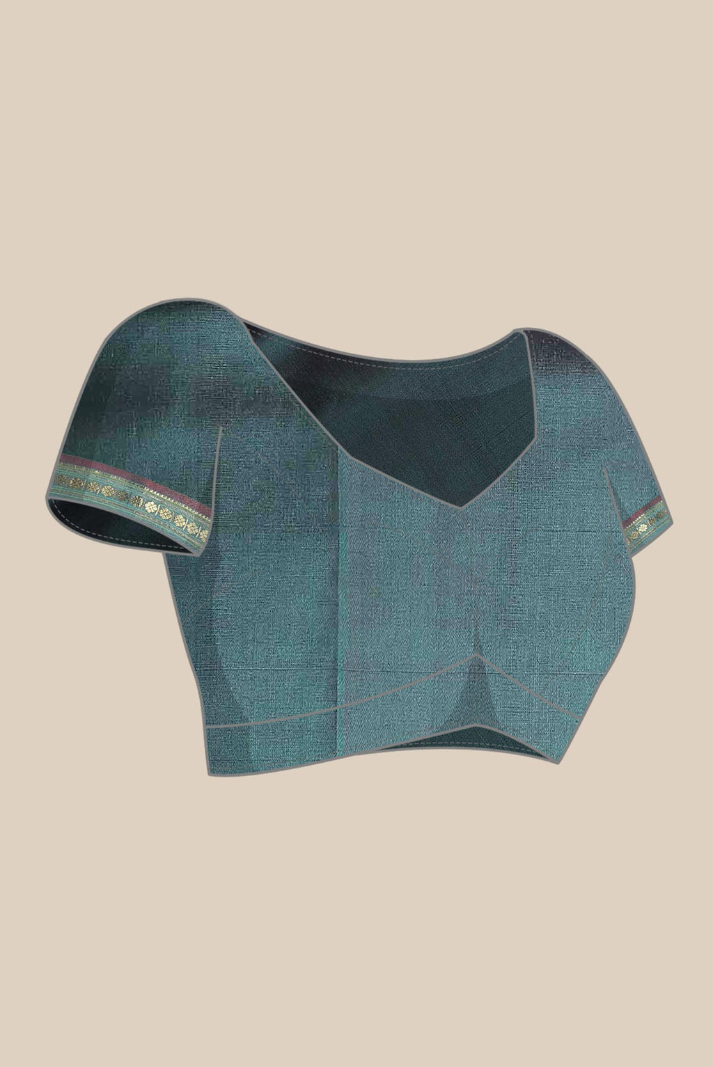 Blue Kanchipuram Silk Saree