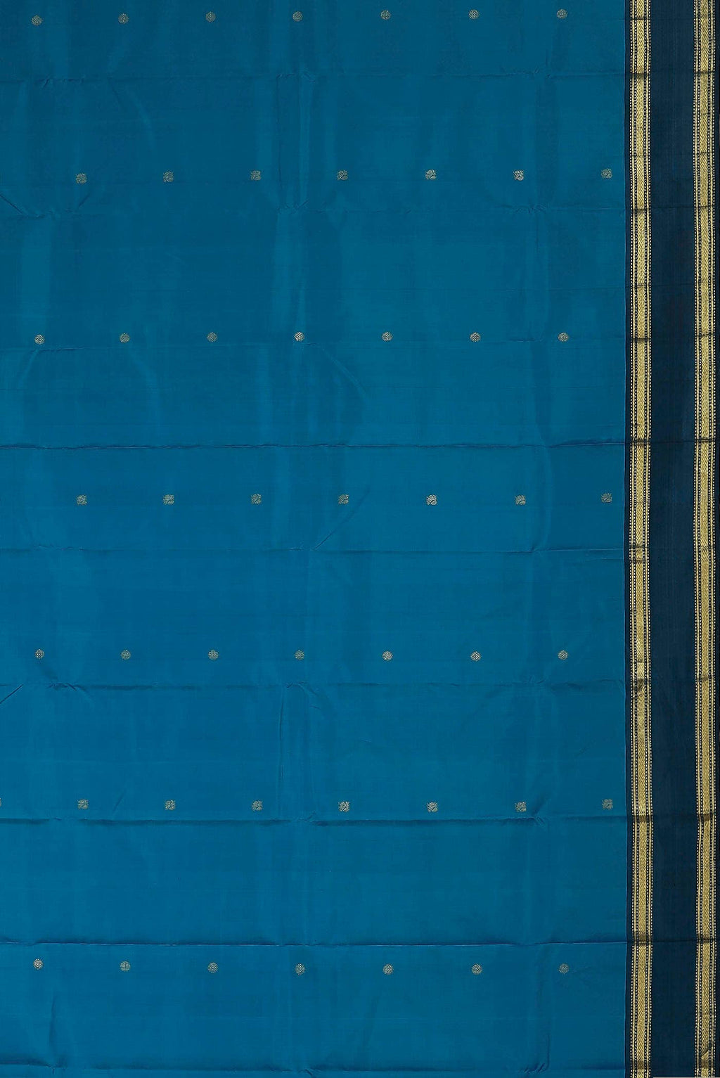 Blue Kanchipuram Silk Saree
