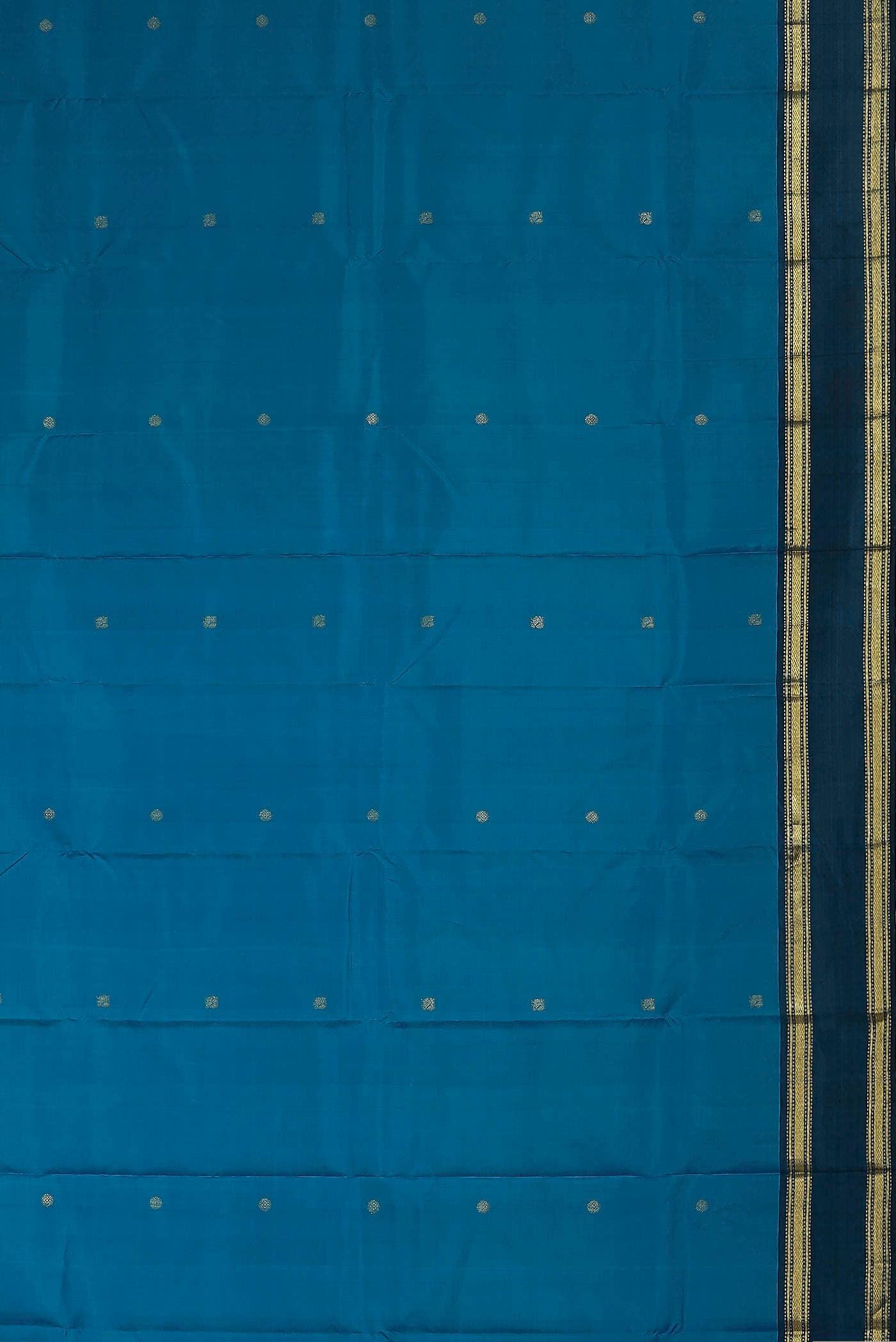 Blue Kanchipuram Silk Saree
