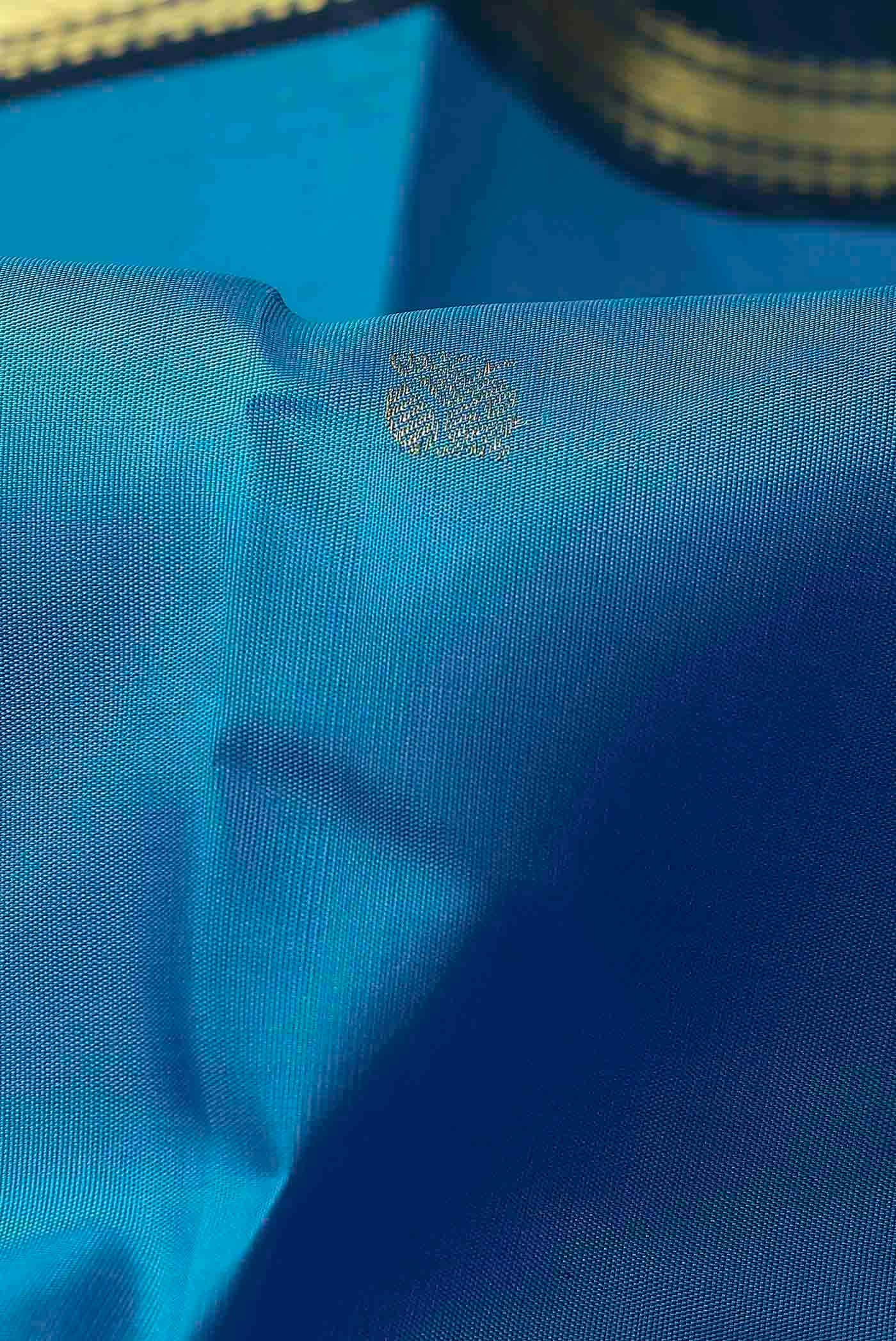 Blue Kanchipuram Silk Saree
