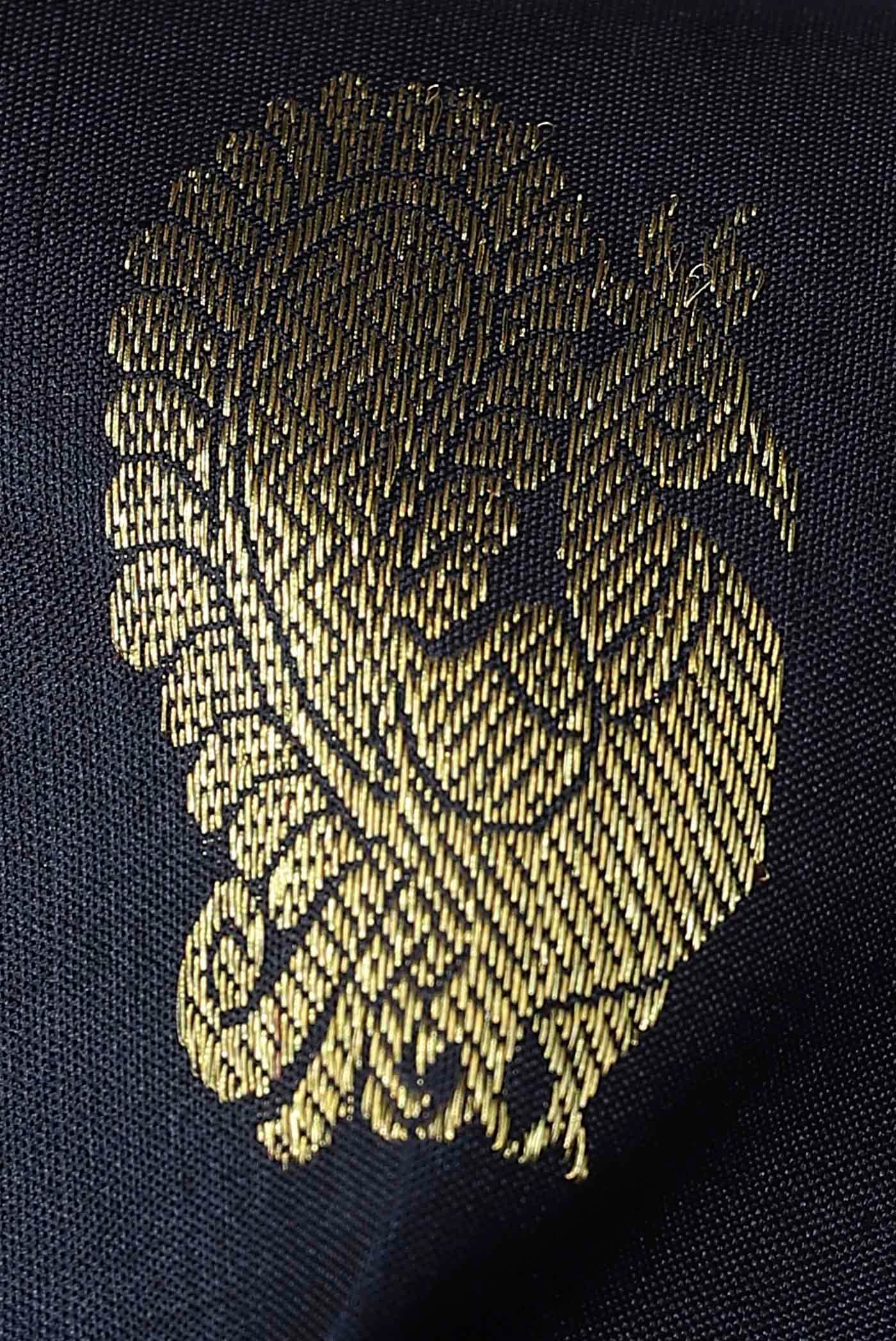 Black Kanchipuram Silk Saree