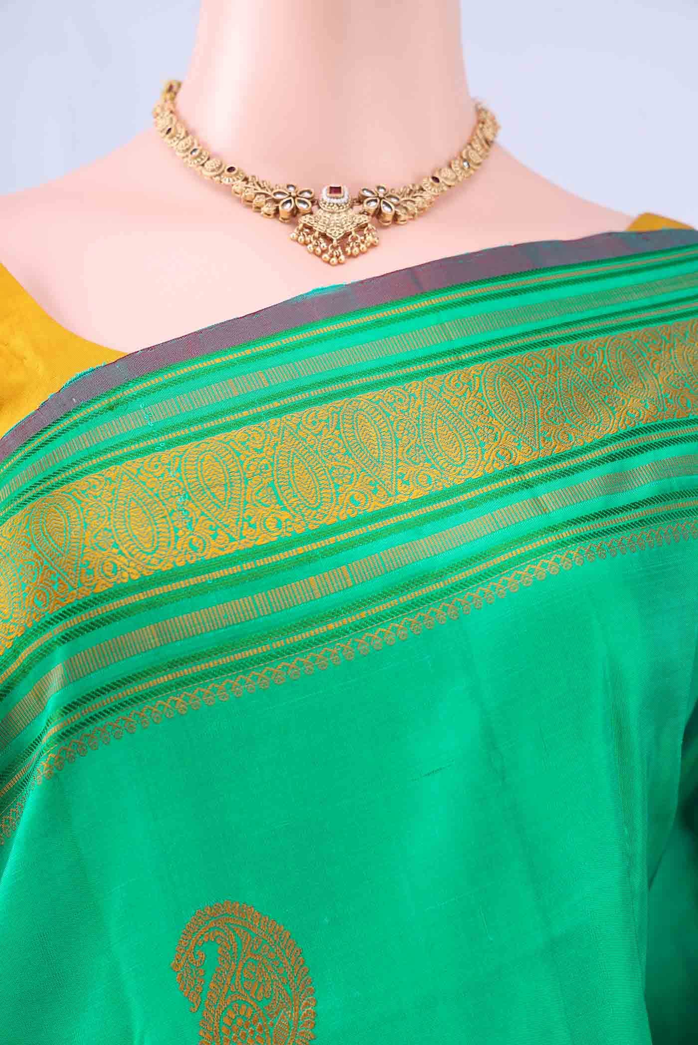 Green Kanchipuram Silk Saree
