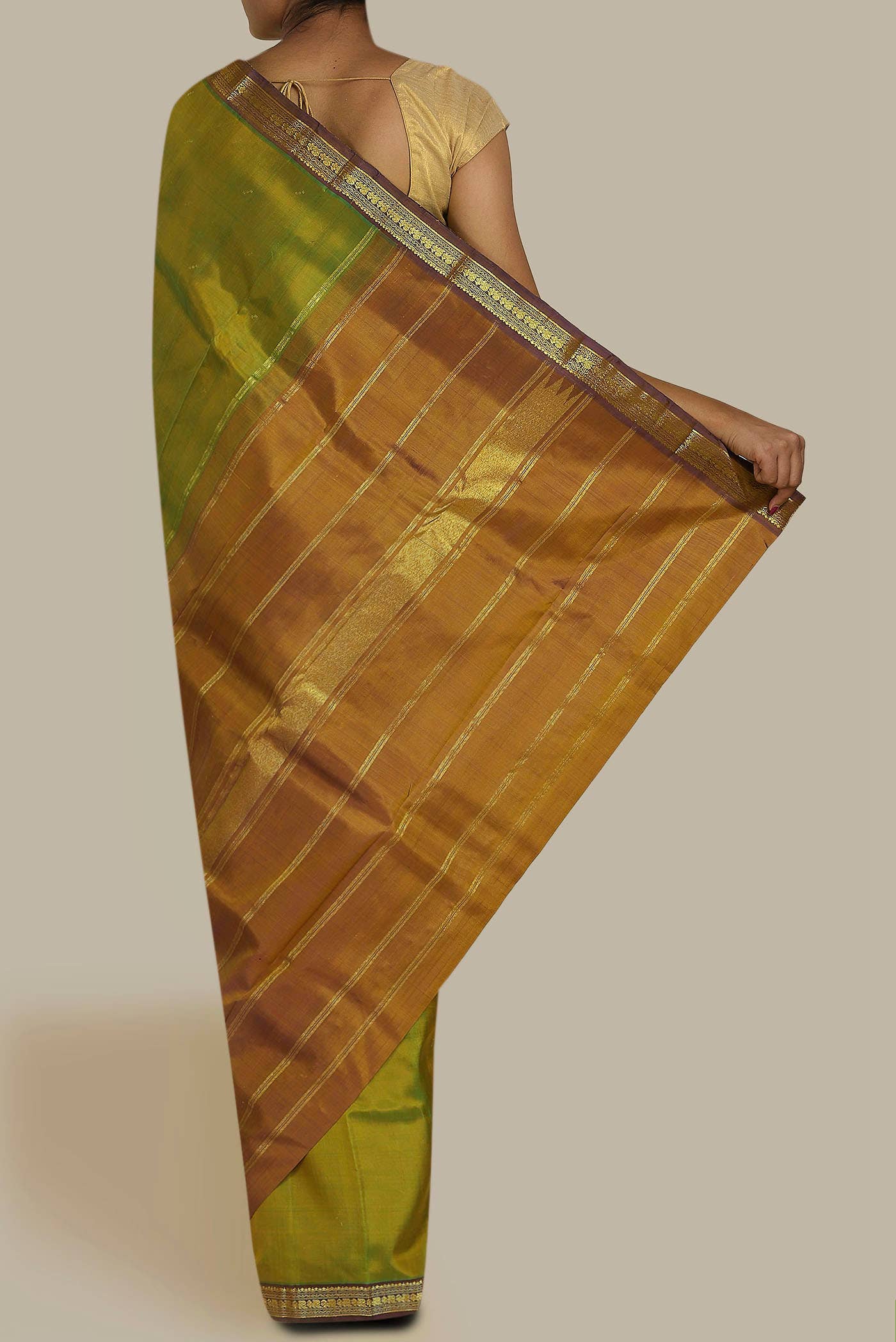 Green Kanchipuram Silk Saree
