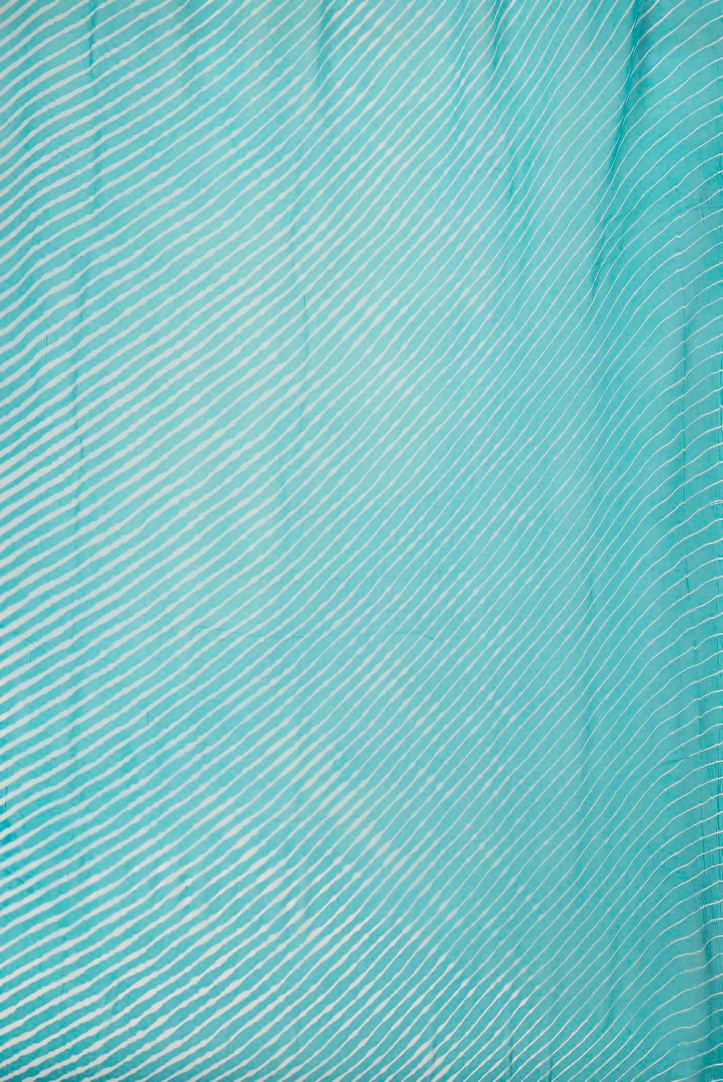 Blue Bandhani Georgette Saree