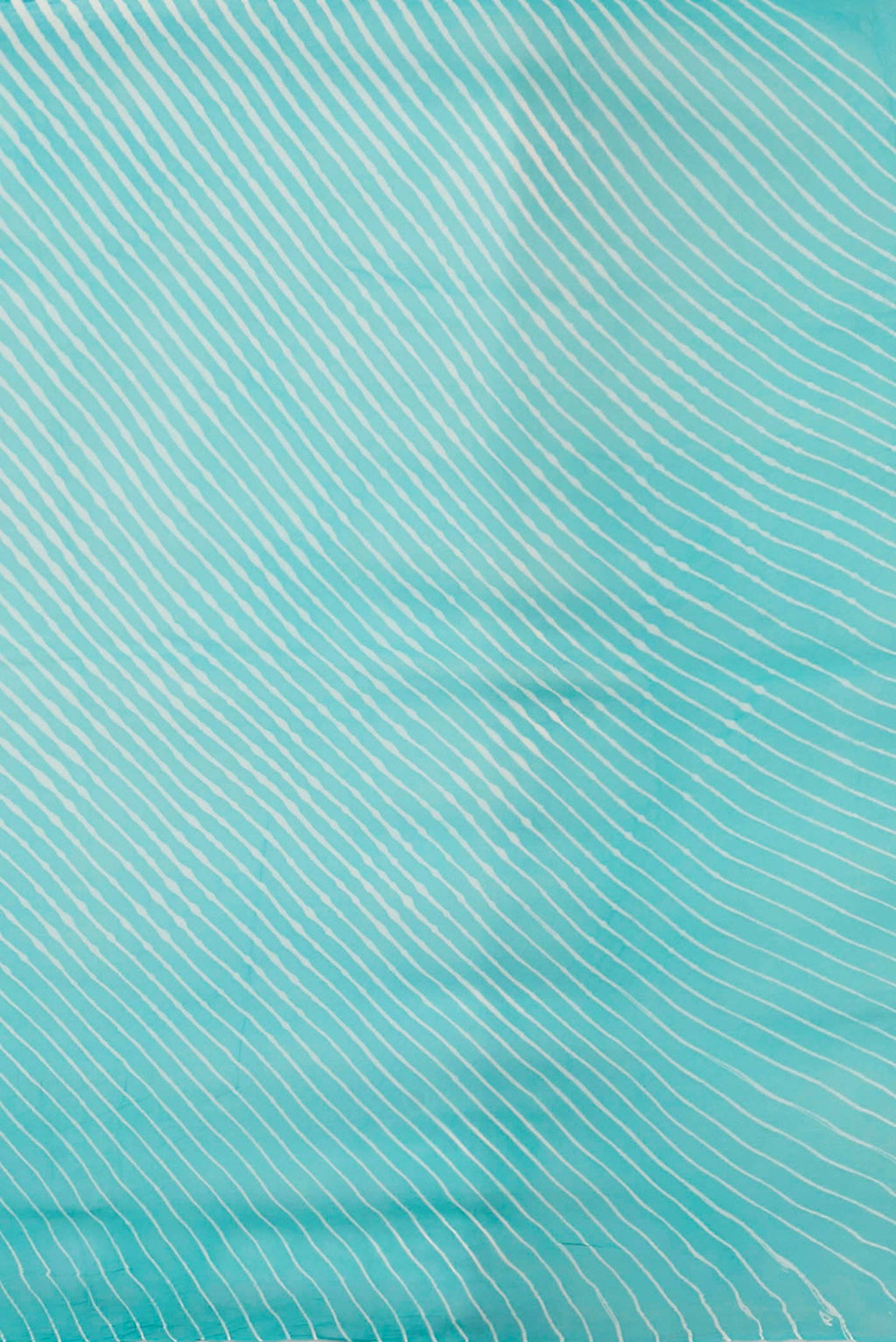 Blue Bandhani Georgette Saree