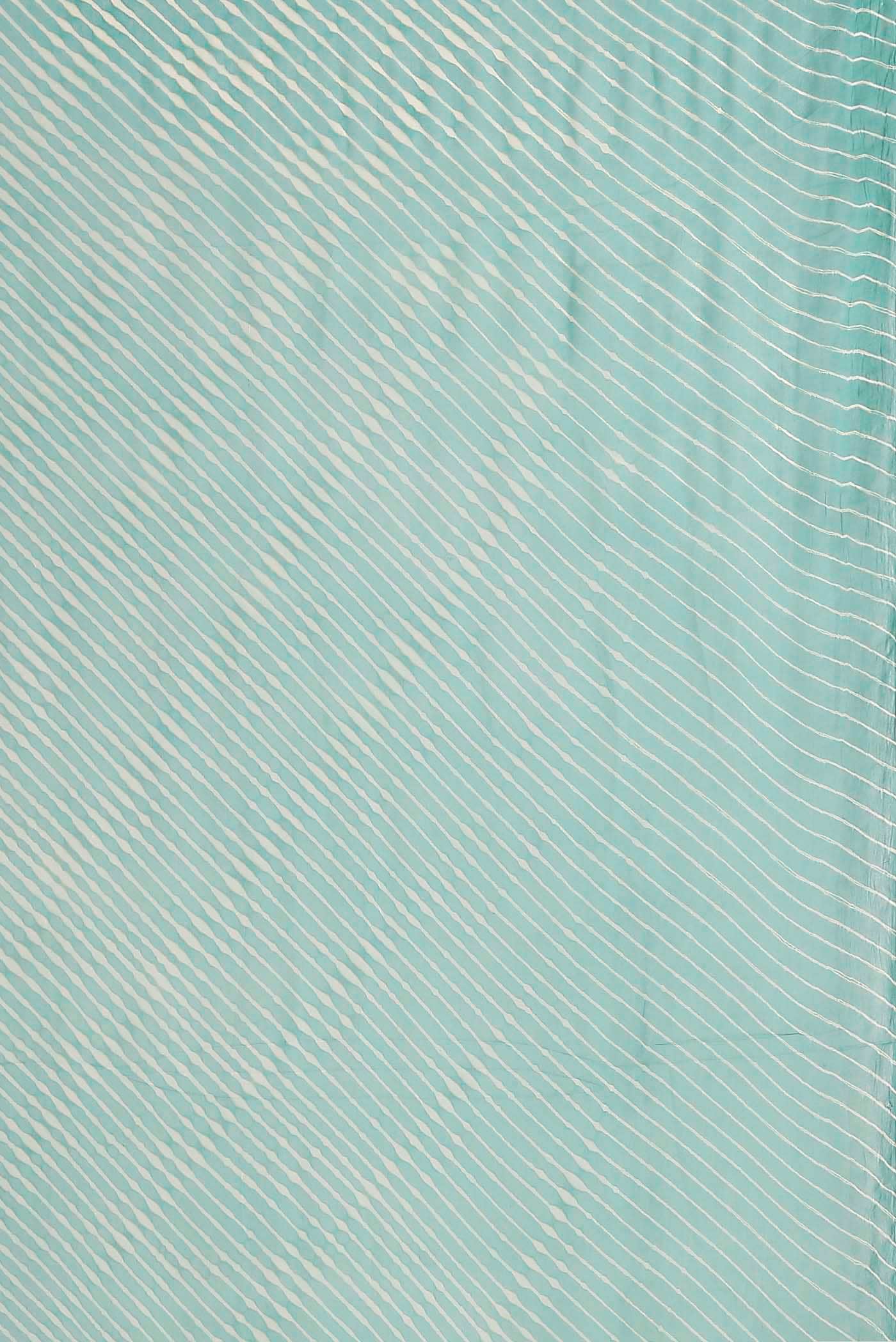 Blue Bandhani Georgette Saree