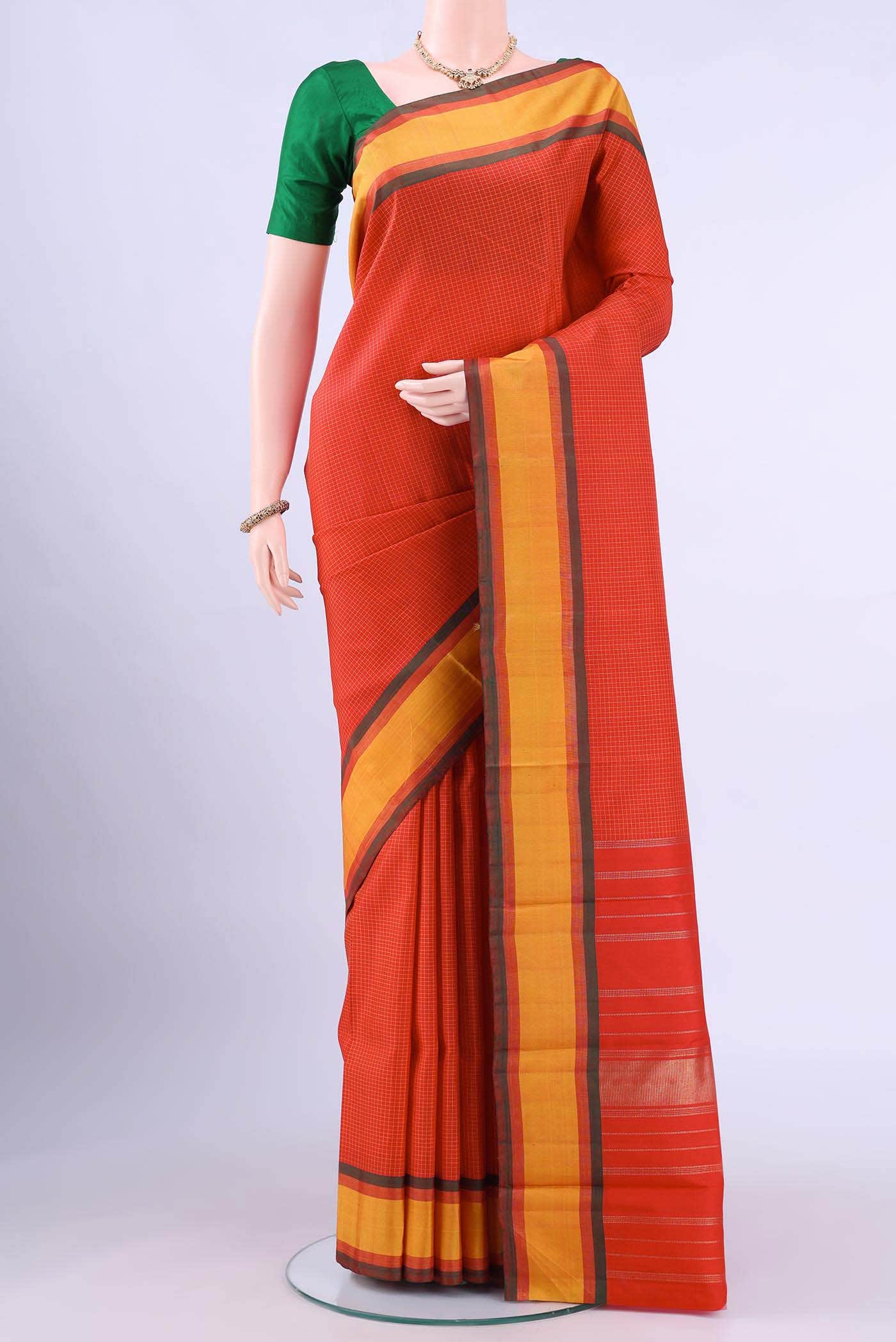 Red Kanchipuram Silk Saree