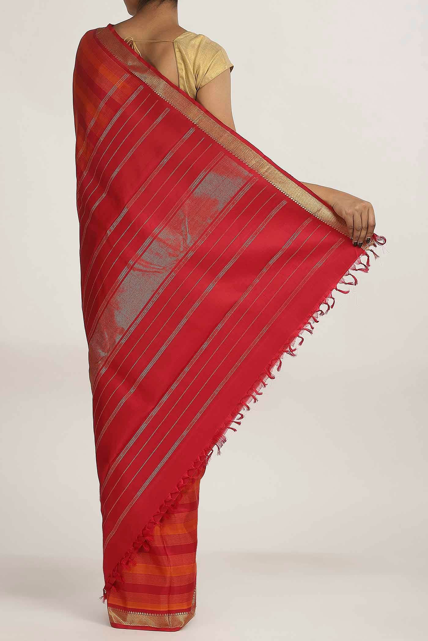 Red Kanchipuram Silk Saree