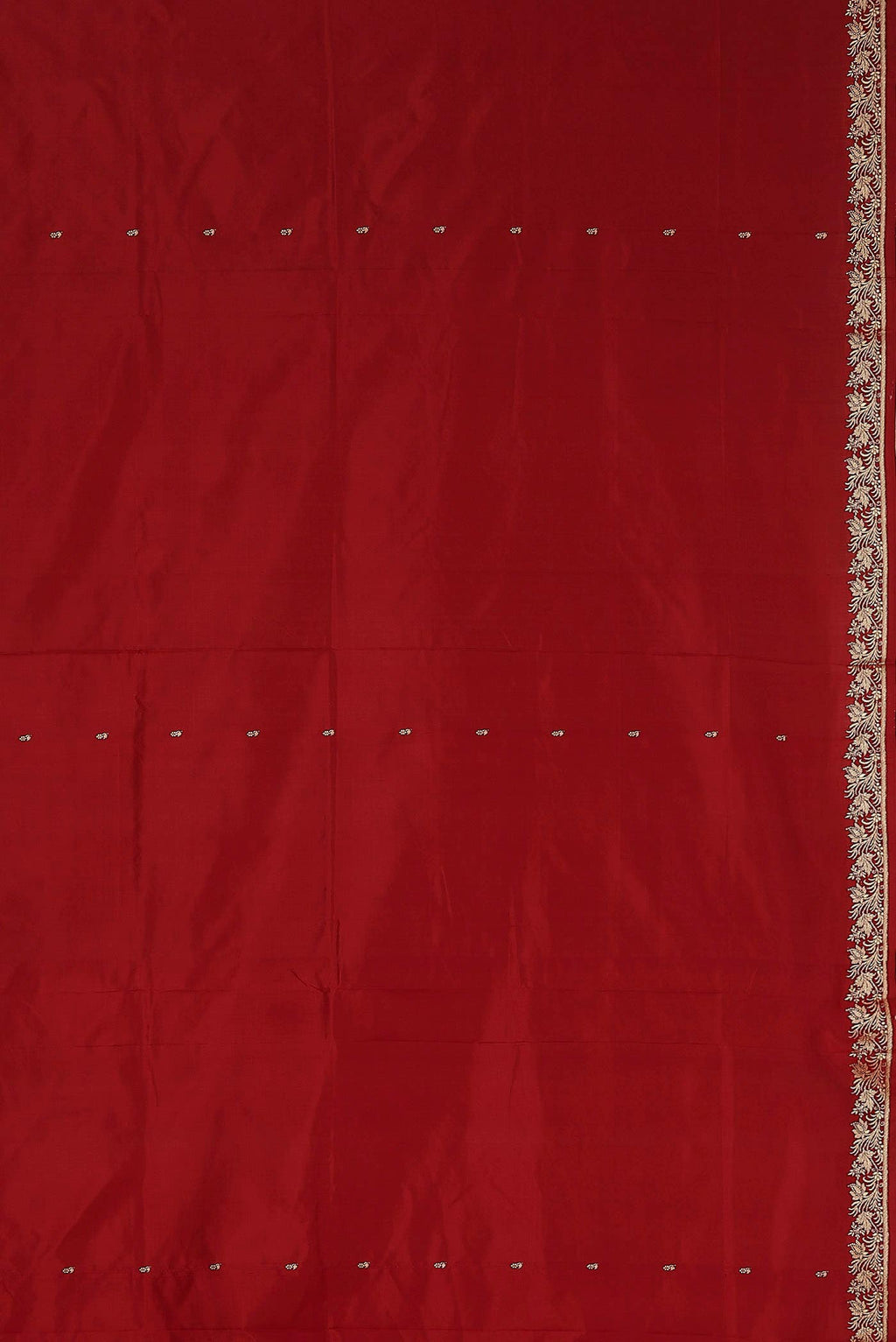 Red Banarasi Katan Silk Saree
