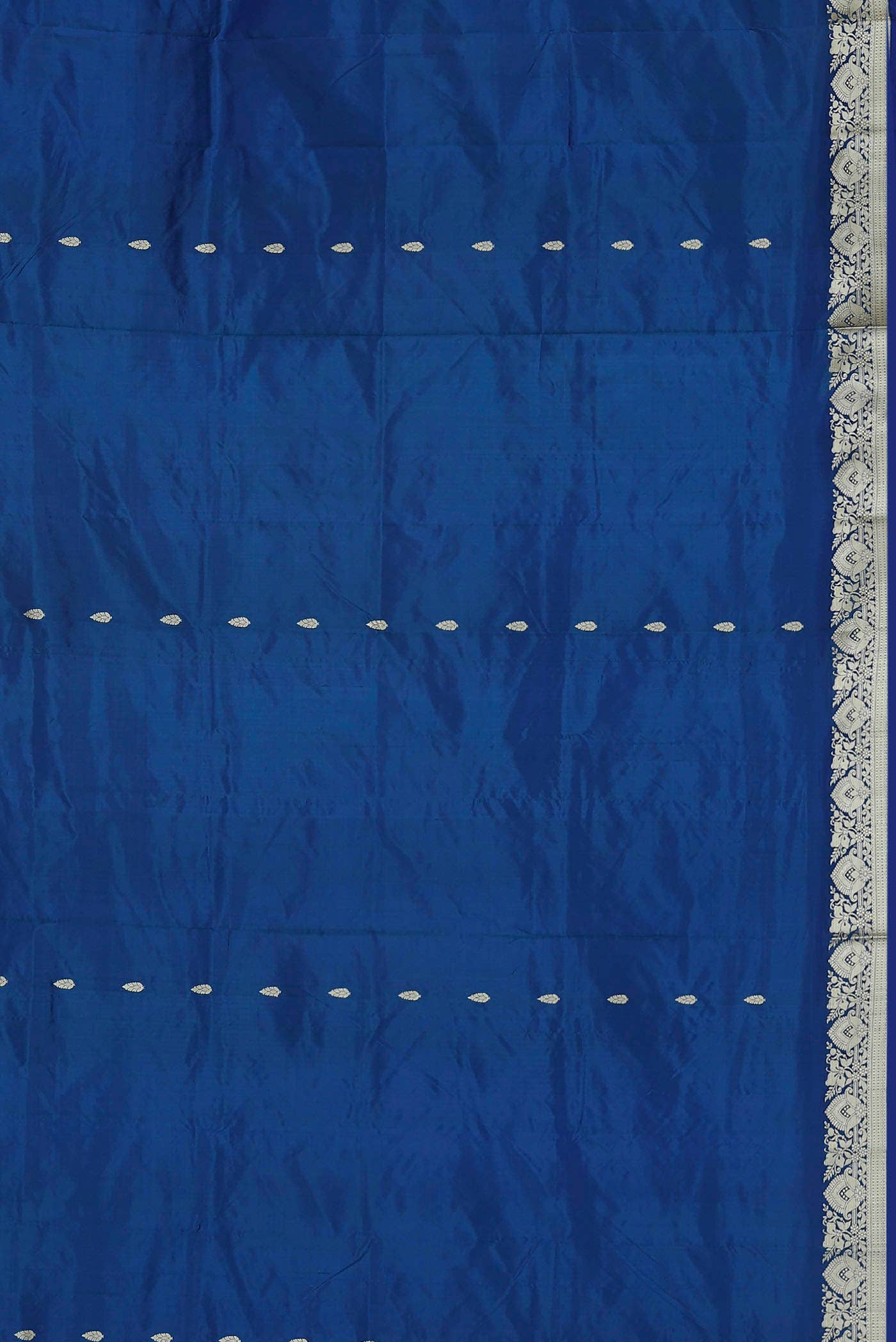 Blue Banarasi Katan Silk Saree