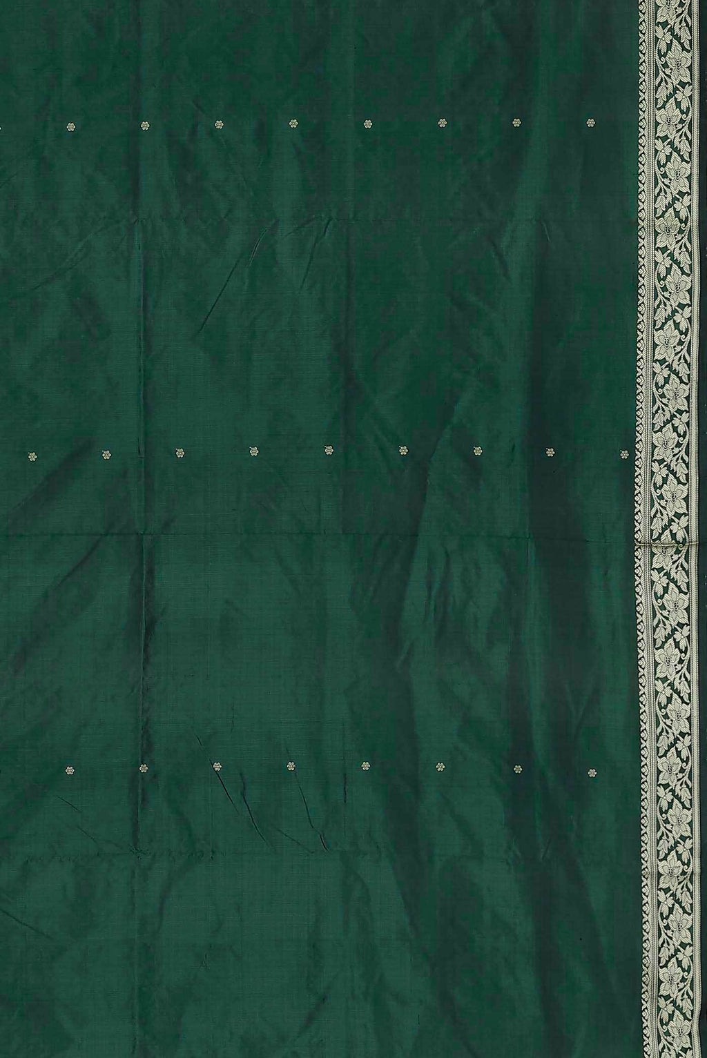 Green Banarasi Katan Silk Saree