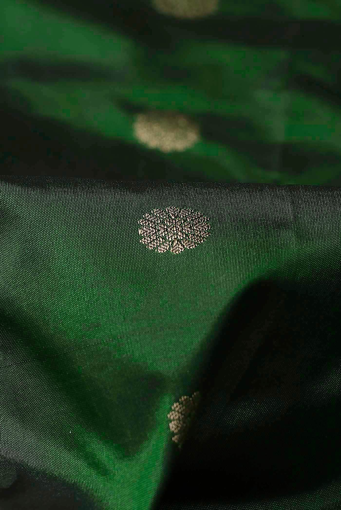 Green Blended Bangalore Silk Saree