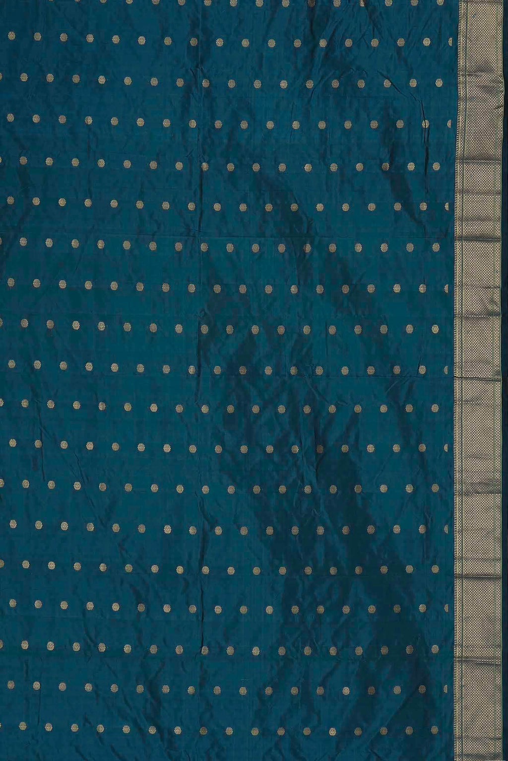 Blue Blended Bangalore Silk Saree