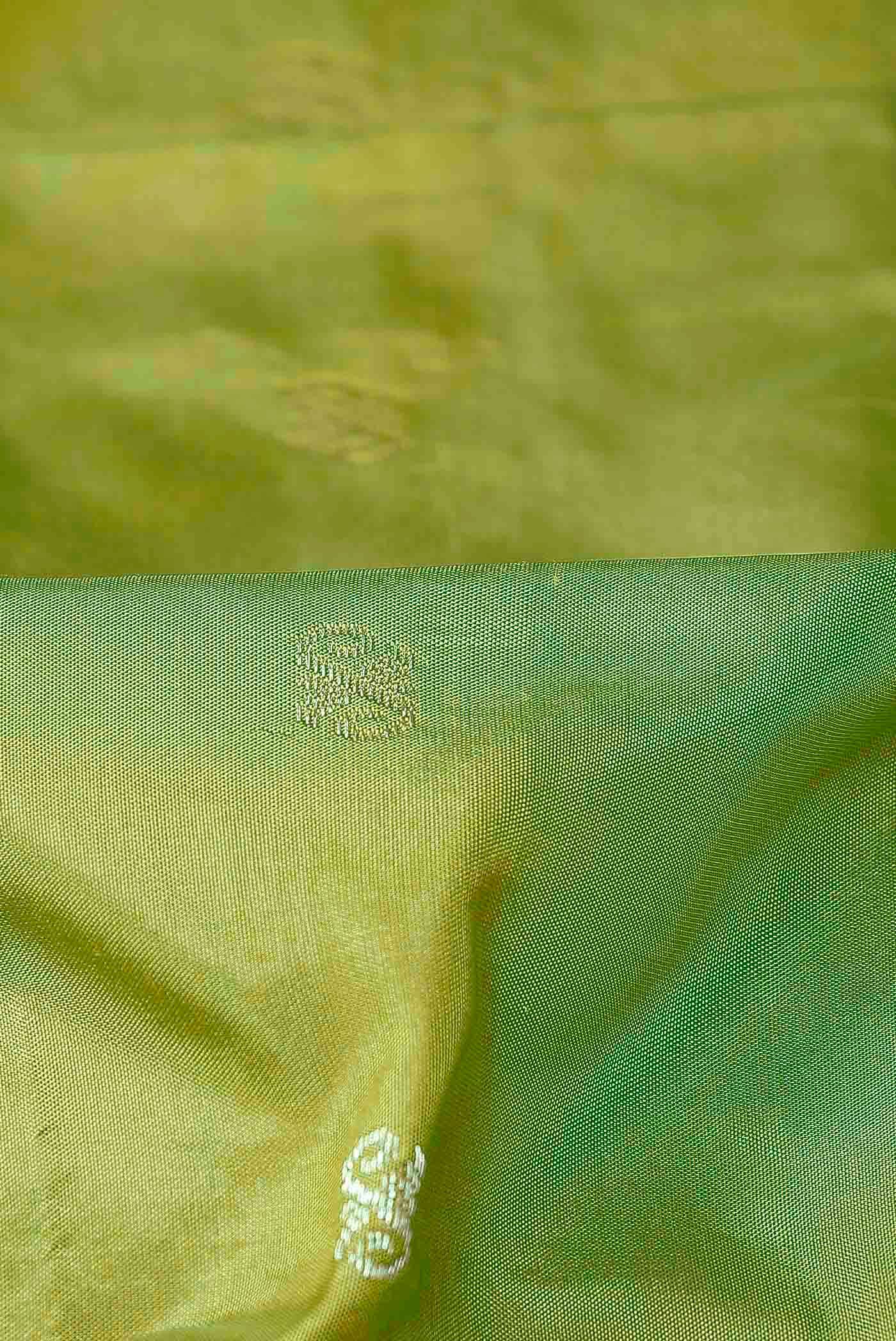 Green Blended Bangalore Silk Saree