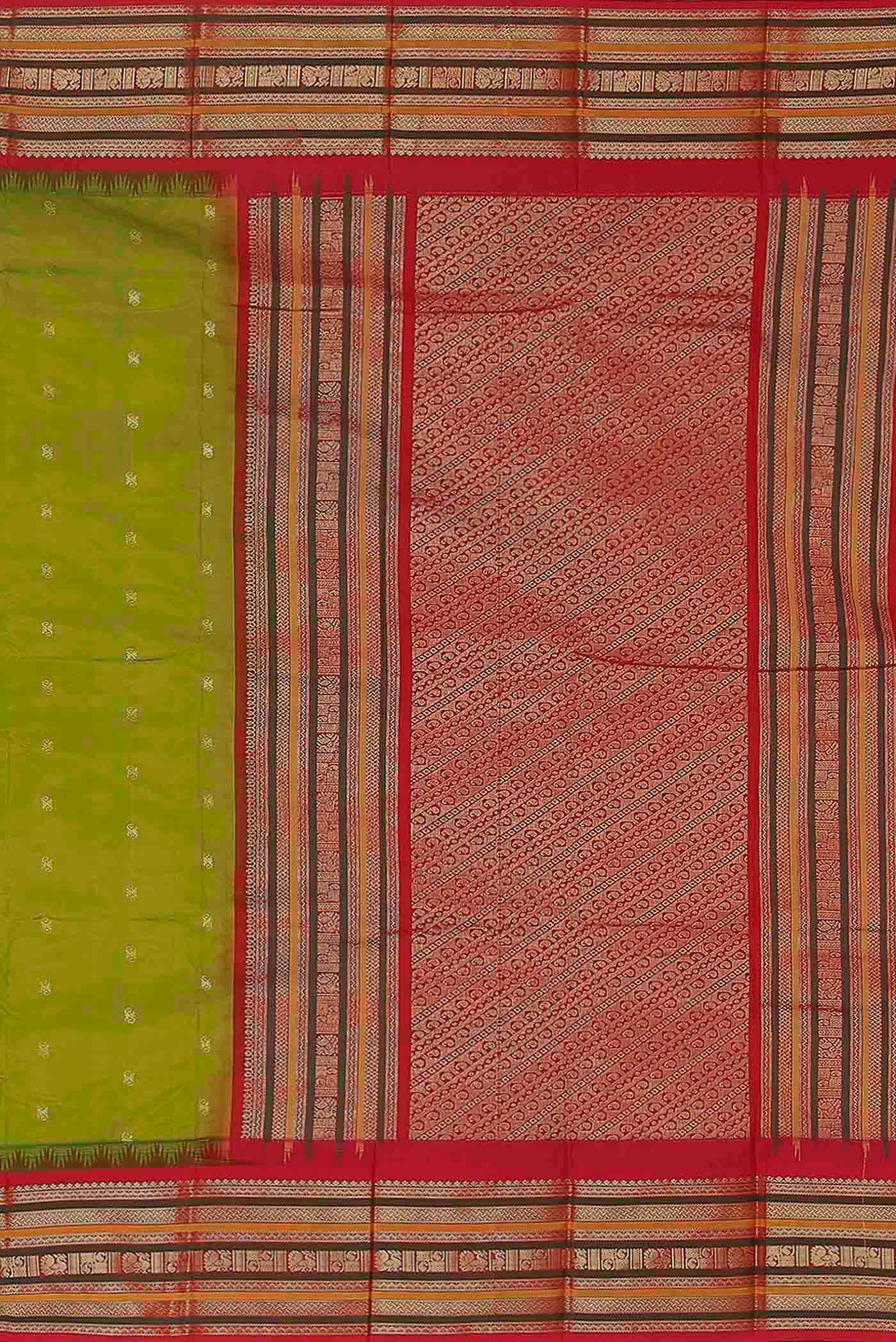 Green Blended Bangalore Silk Saree