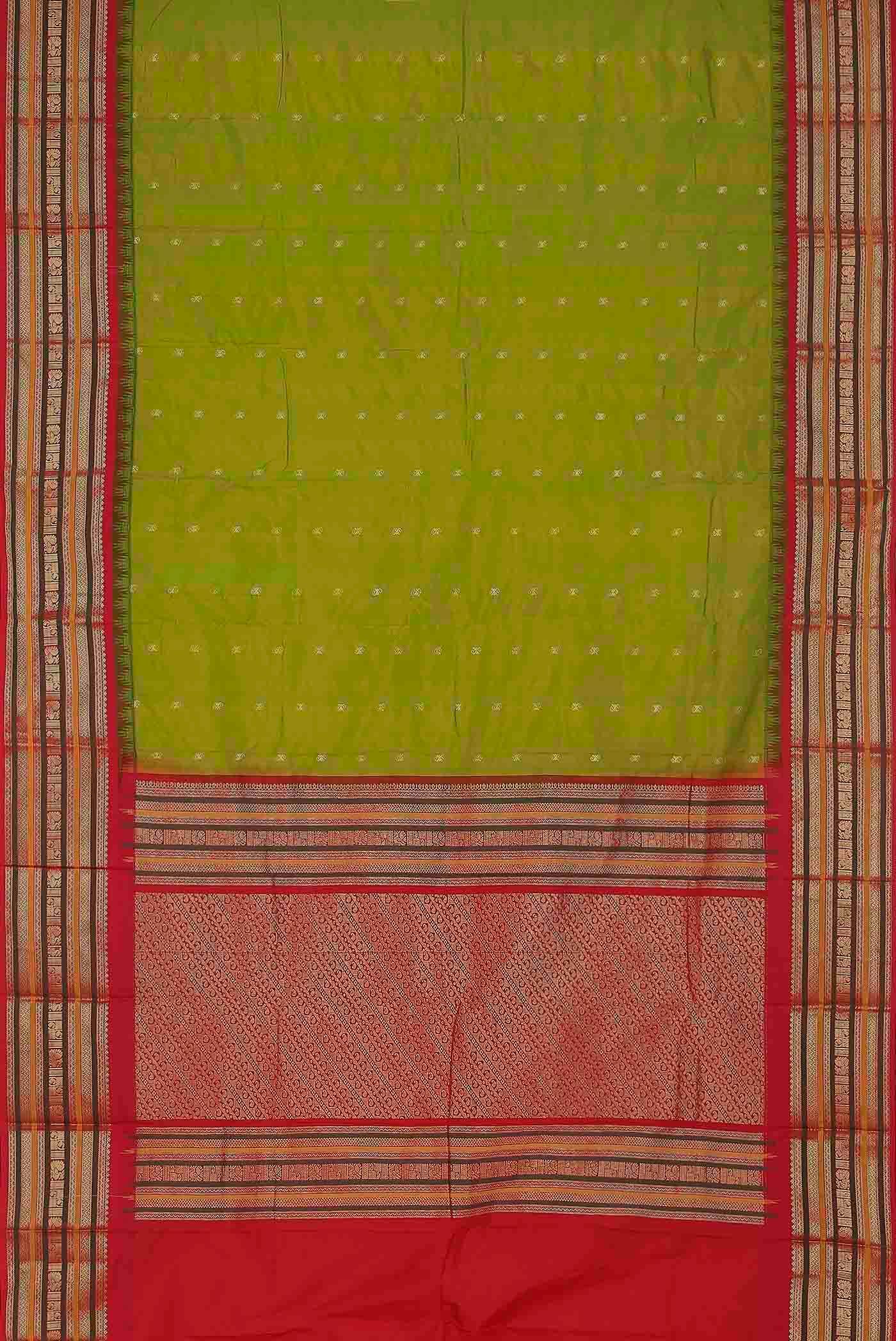 Green Blended Bangalore Silk Saree