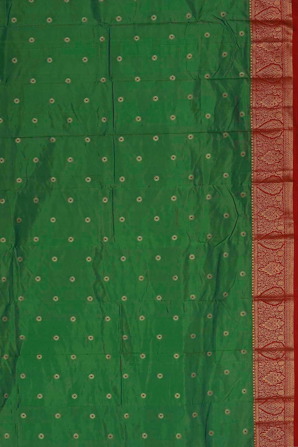 Green Blended Bangalore Silk Saree