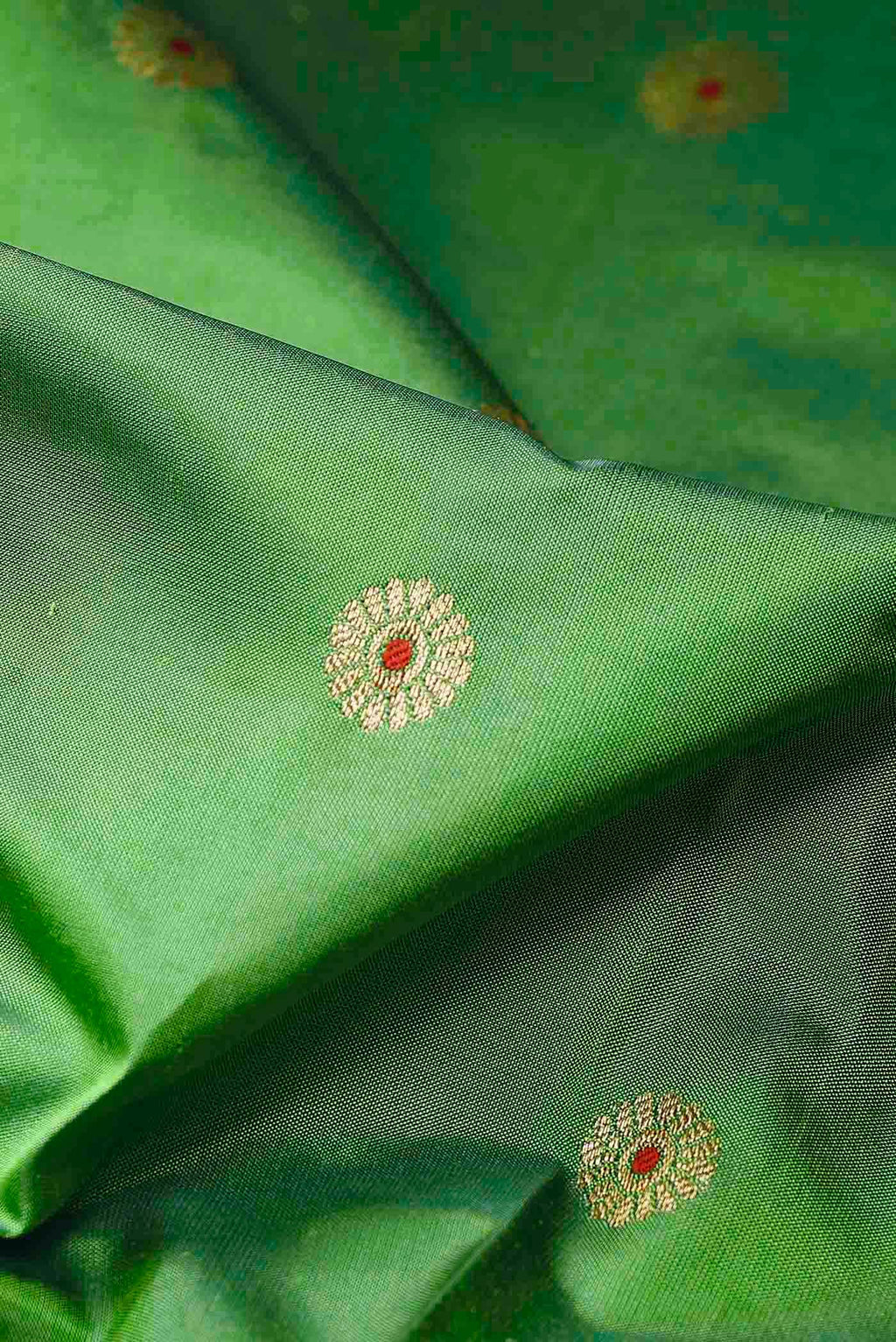 Green Blended Bangalore Silk Saree